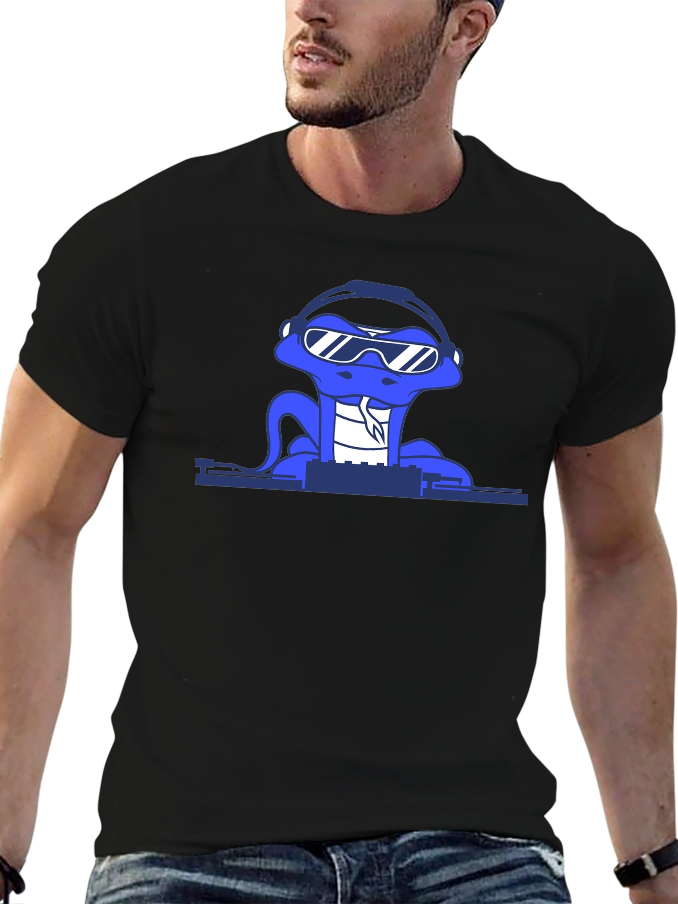 DJ Snake T-Shirt - Cool Reptile Graphic Tee