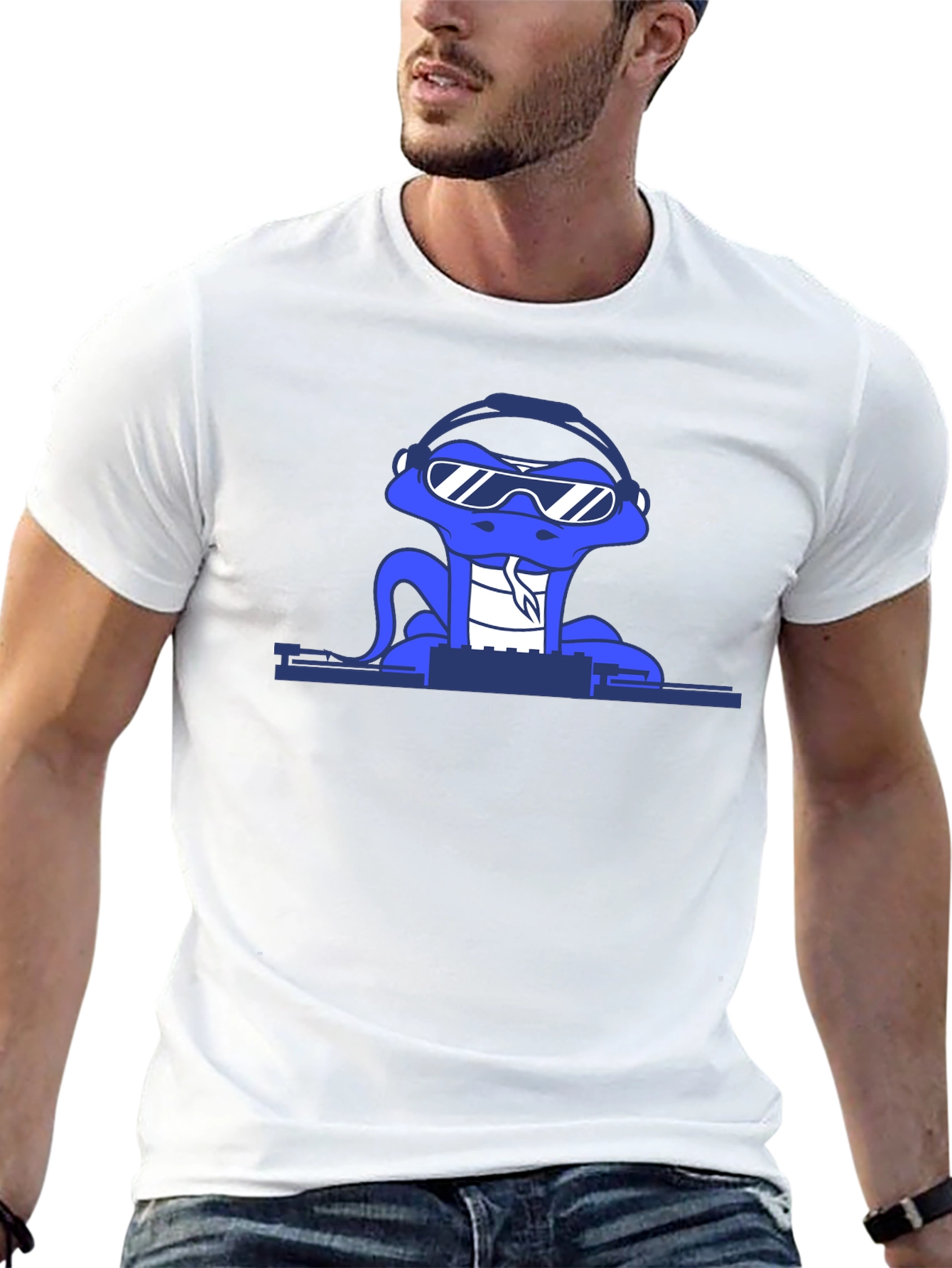DJ Snake T-Shirt - Cool Reptile Graphic Tee