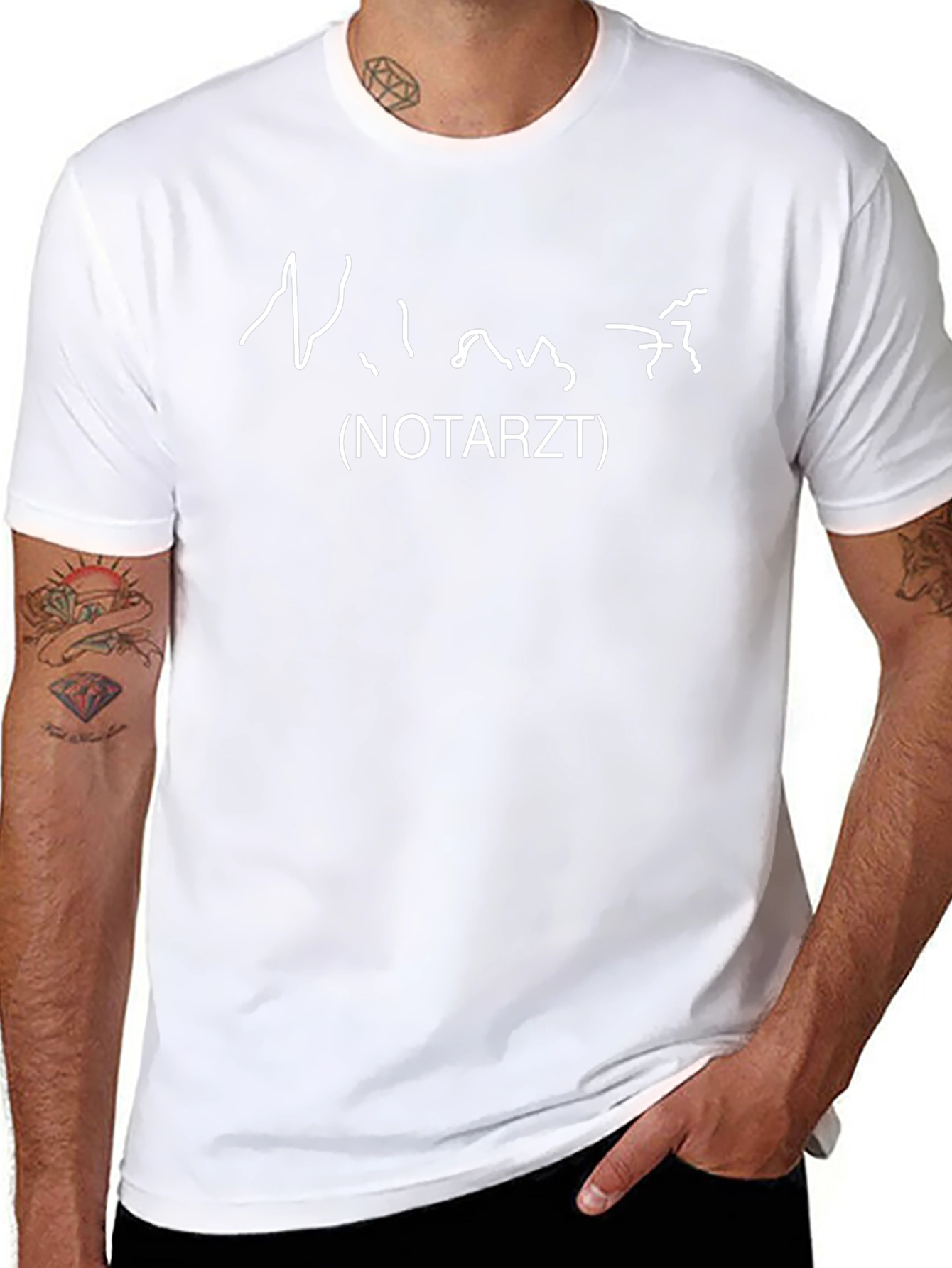 Notarzt T-Shirt - Black Medical Emergency Doctor Tee