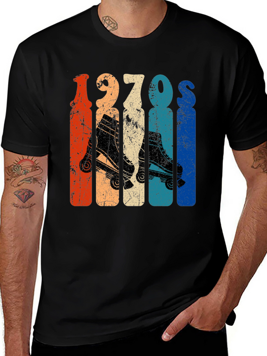 Vintage 1970s Roller Skate Graphic Tee