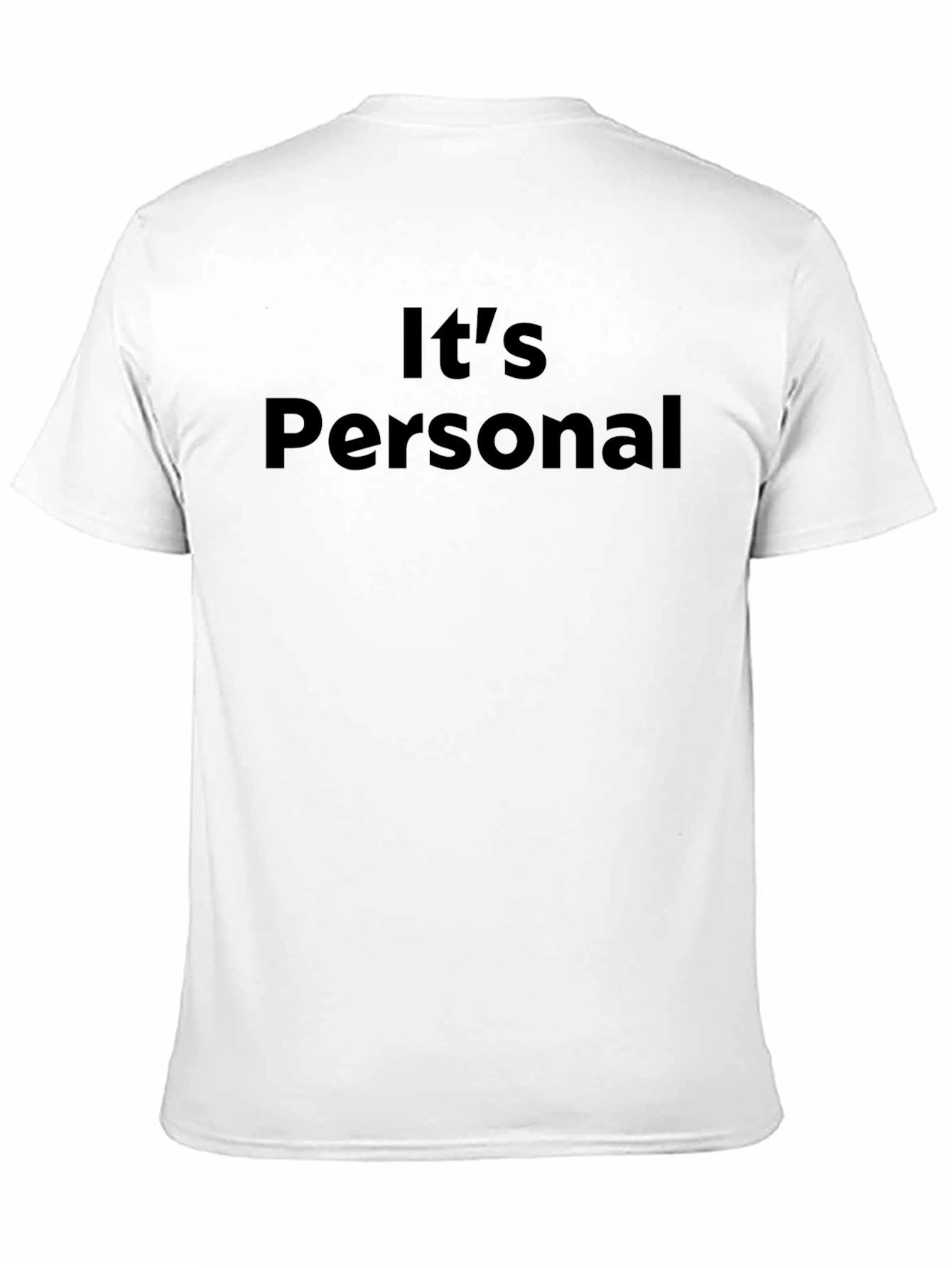 Its Personal Graphic Tee - Premium Black T-Shirt
