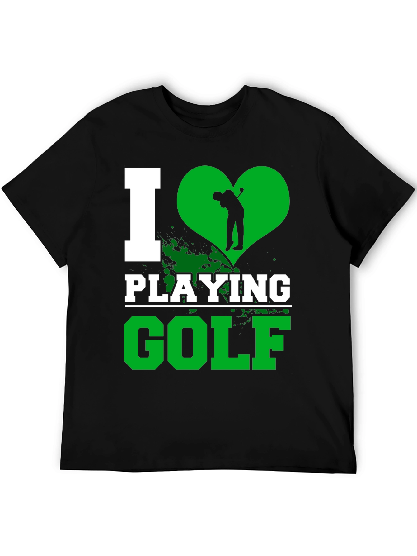 I Love Playing Golf Graphic T-Shirt