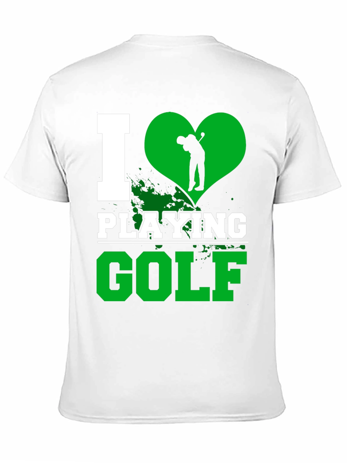 I Love Playing Golf Graphic T-Shirt