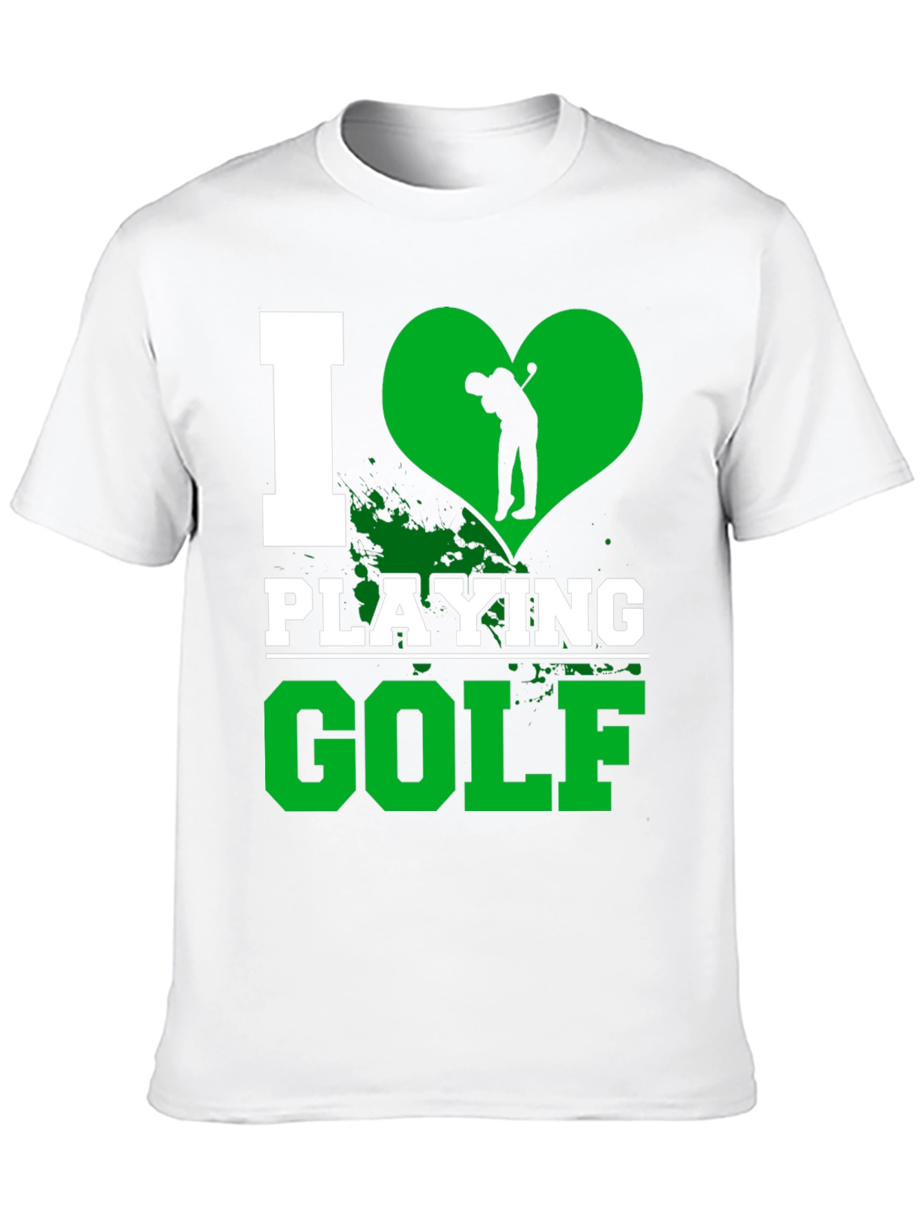 I Love Playing Golf Graphic T-Shirt