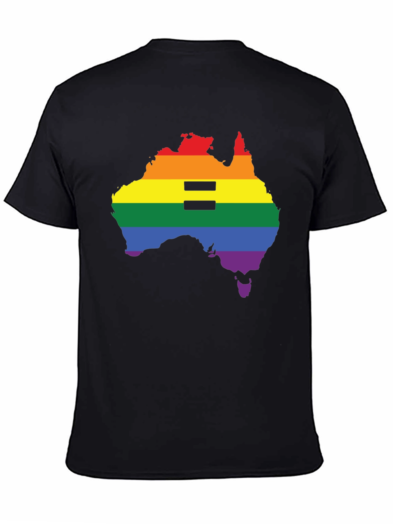 Equality Pride Australia Map T-Shirt