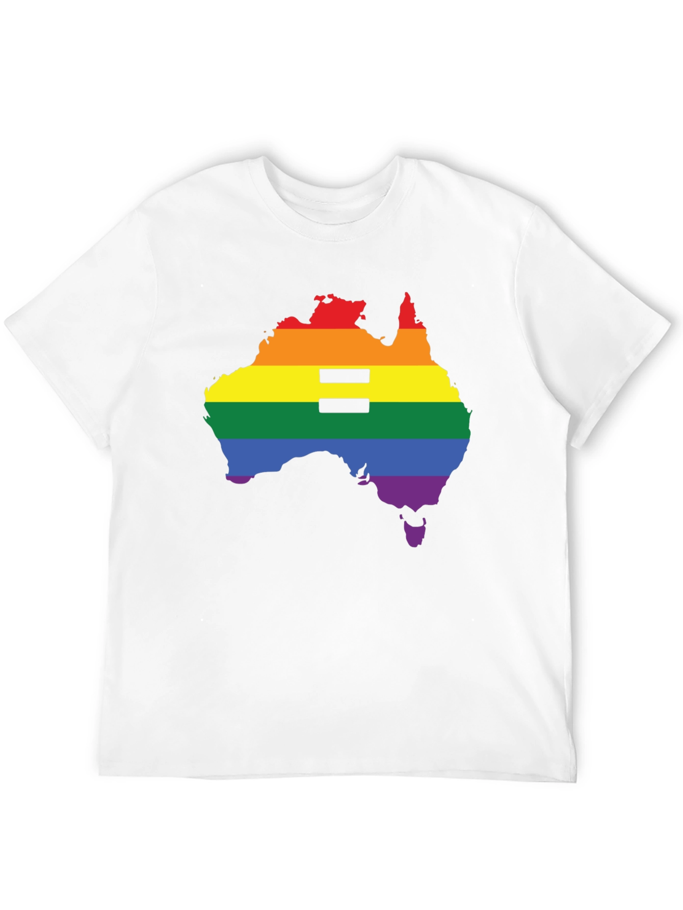 Equality Pride Australia Map T-Shirt