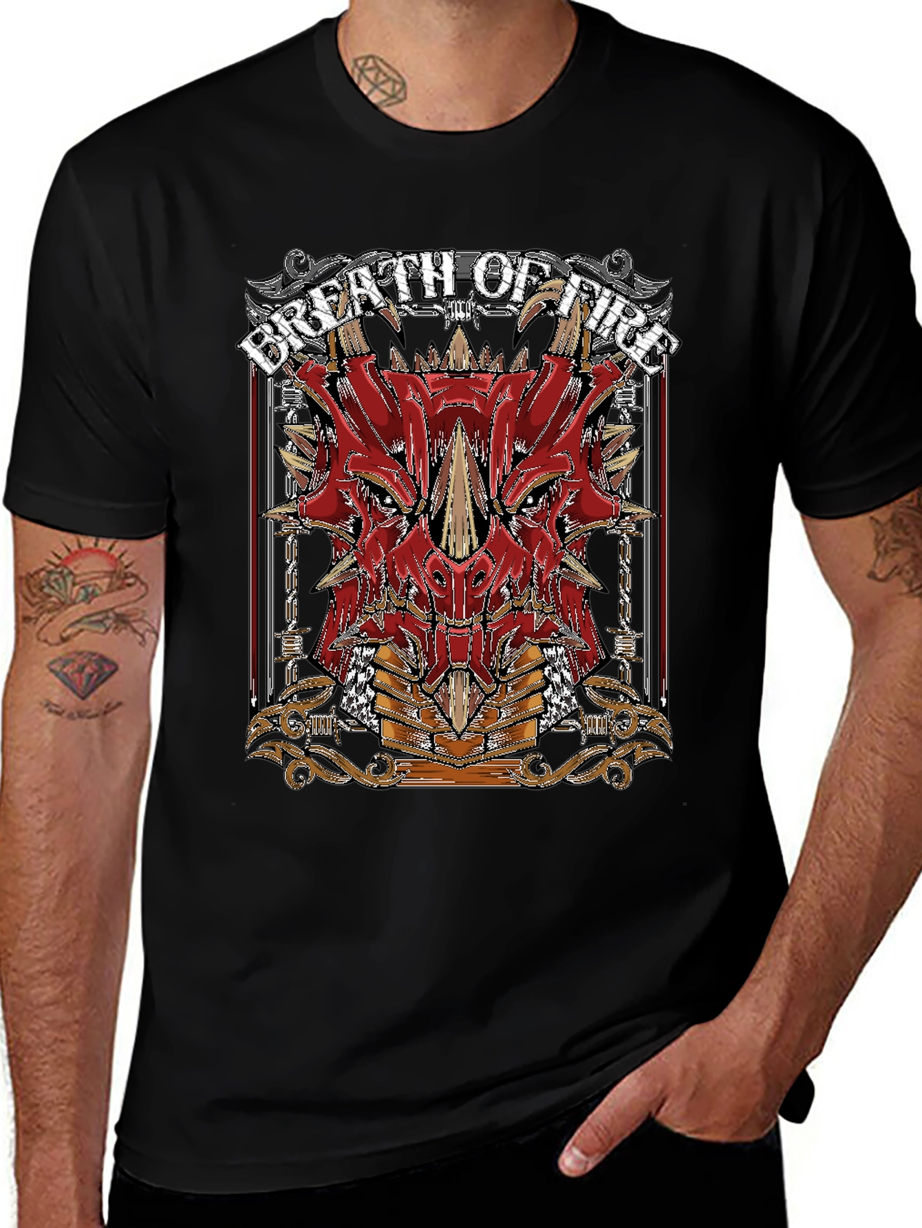 Breath of Fire Dragon T-Shirt - Gamer Tee
