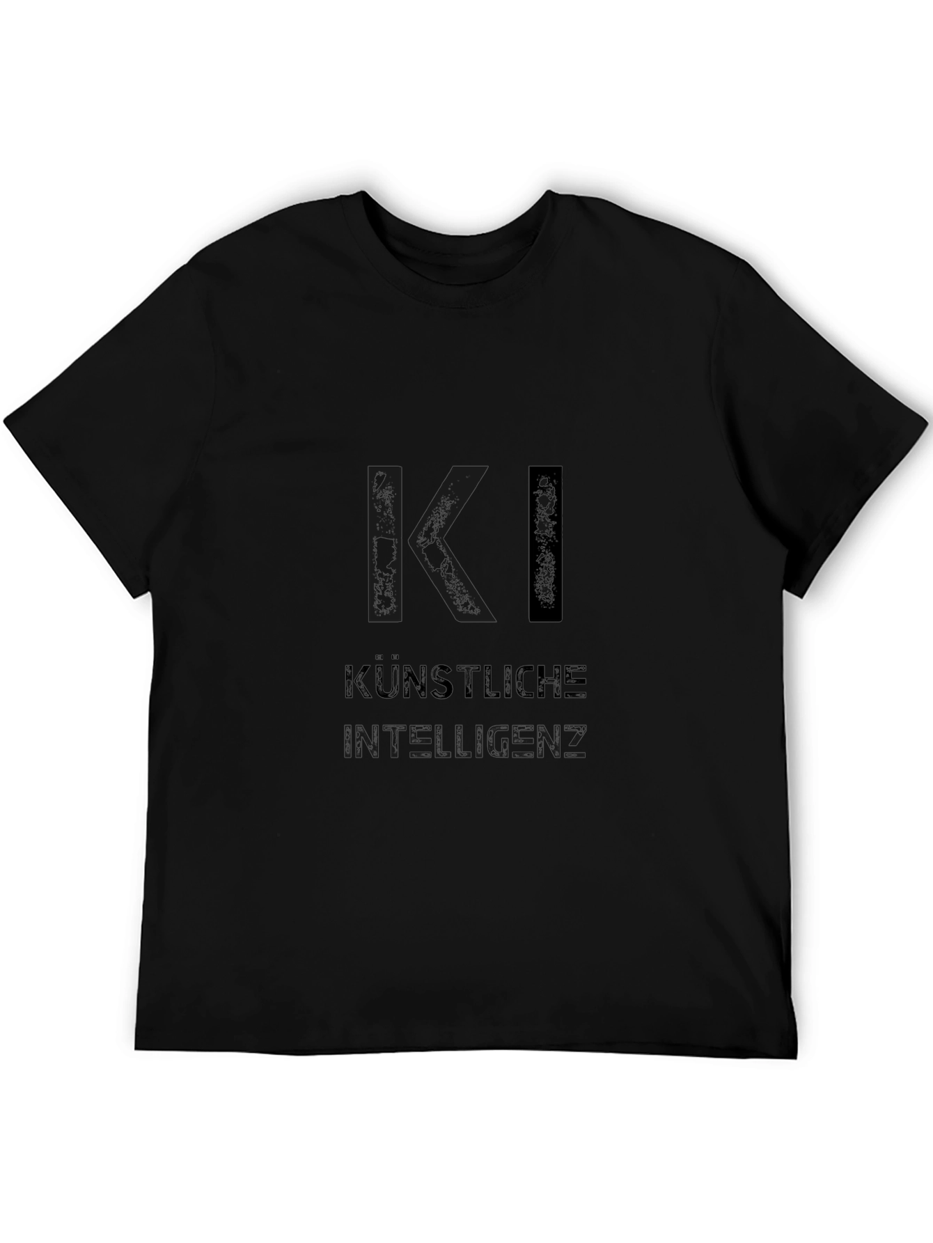 KI Kunstliche Intelligenz Black T-Shirt