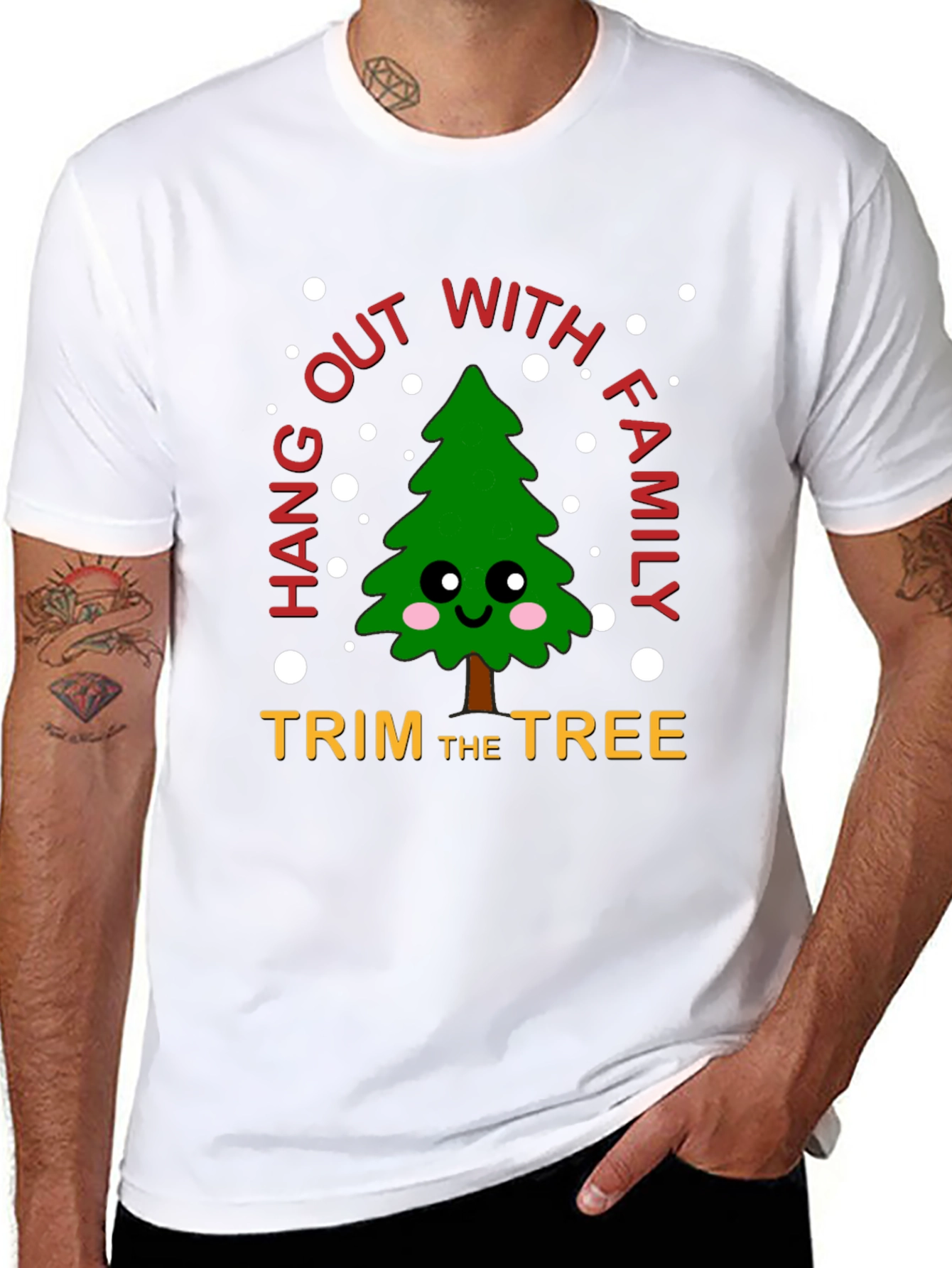 Family Christmas Tree T-Shirt