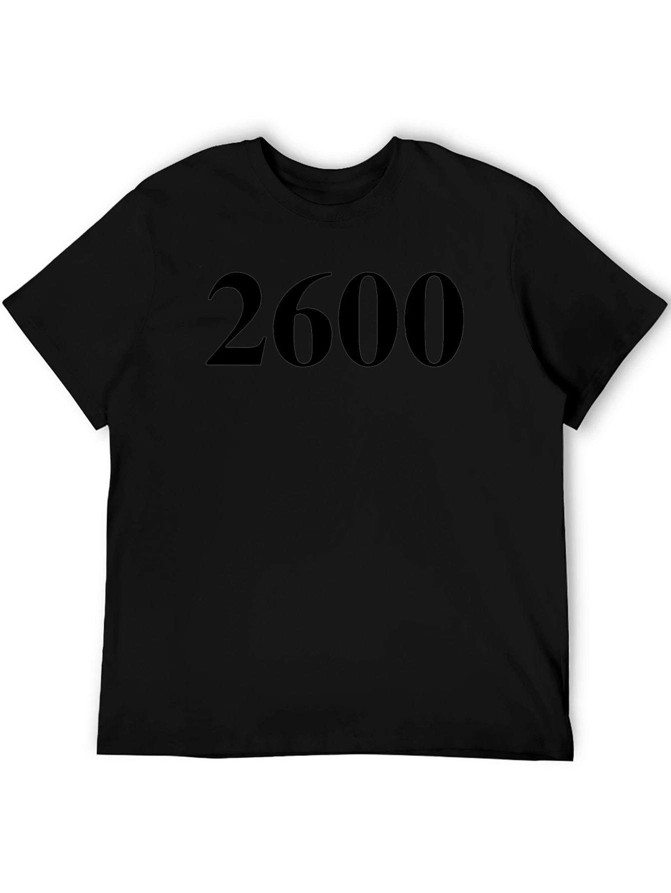2600 Graphic T-Shirt - Black Cotton Tee