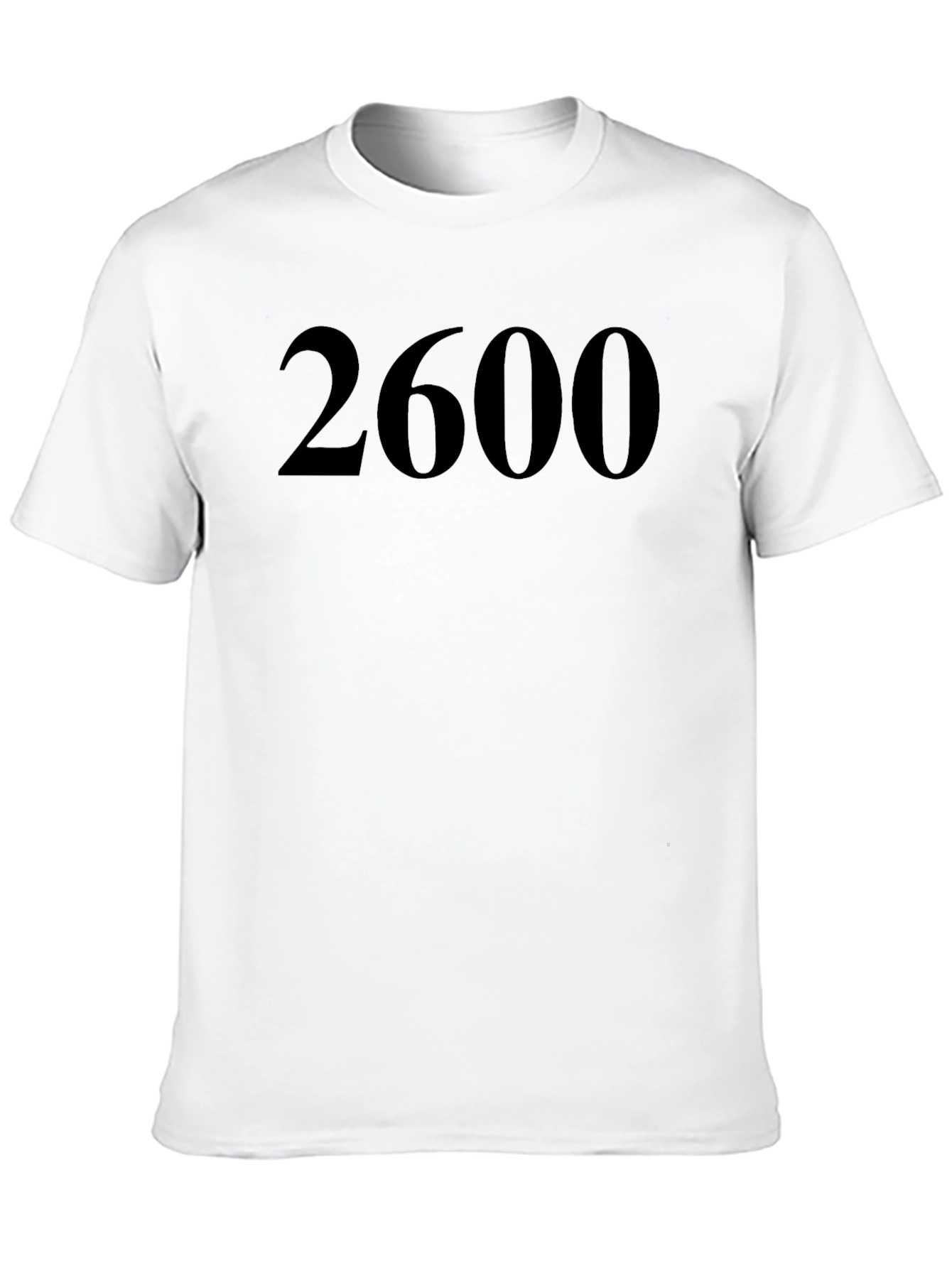 2600 Graphic T-Shirt - Black Cotton Tee