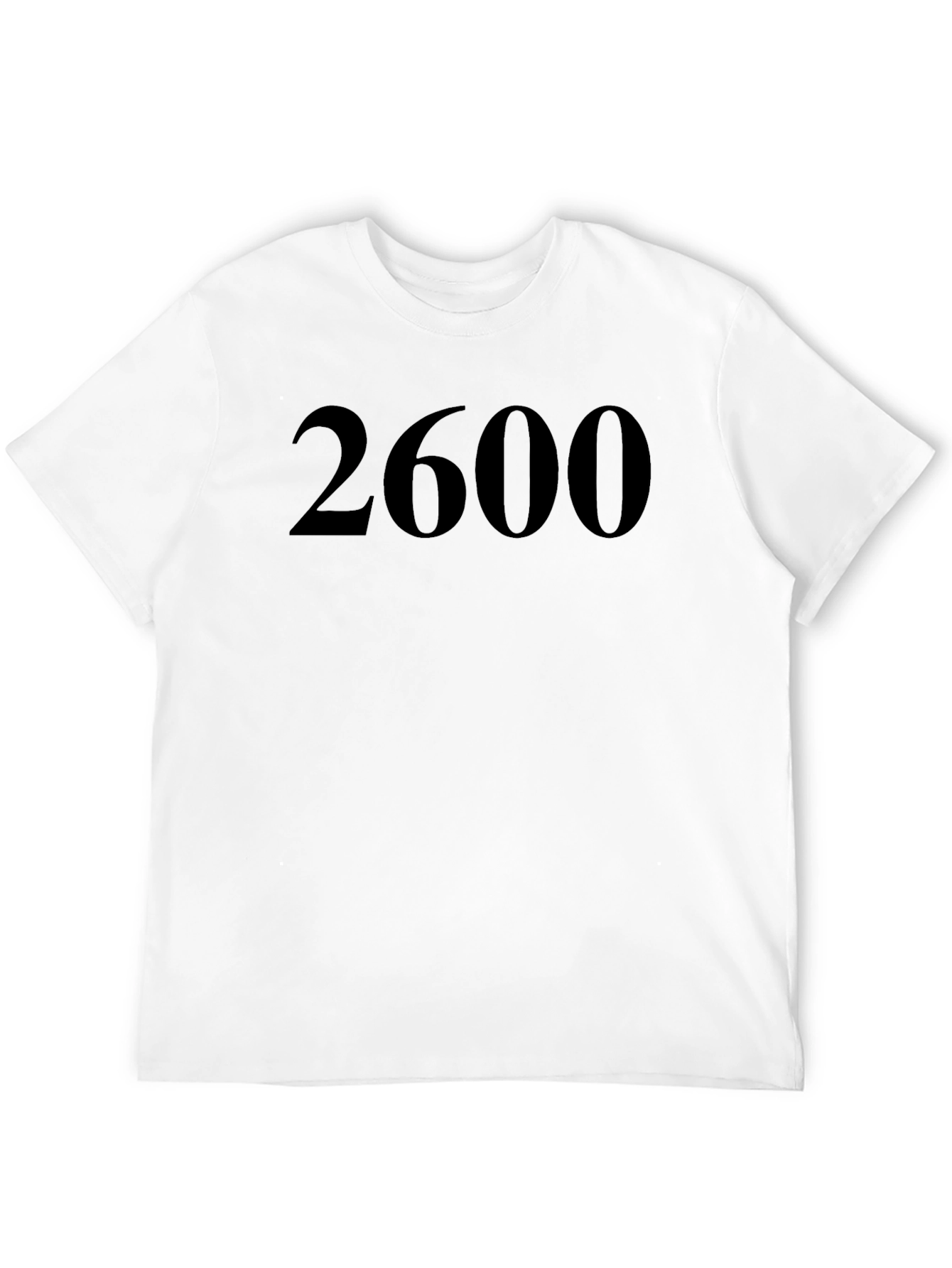 2600 Graphic T-Shirt - Black Cotton Tee