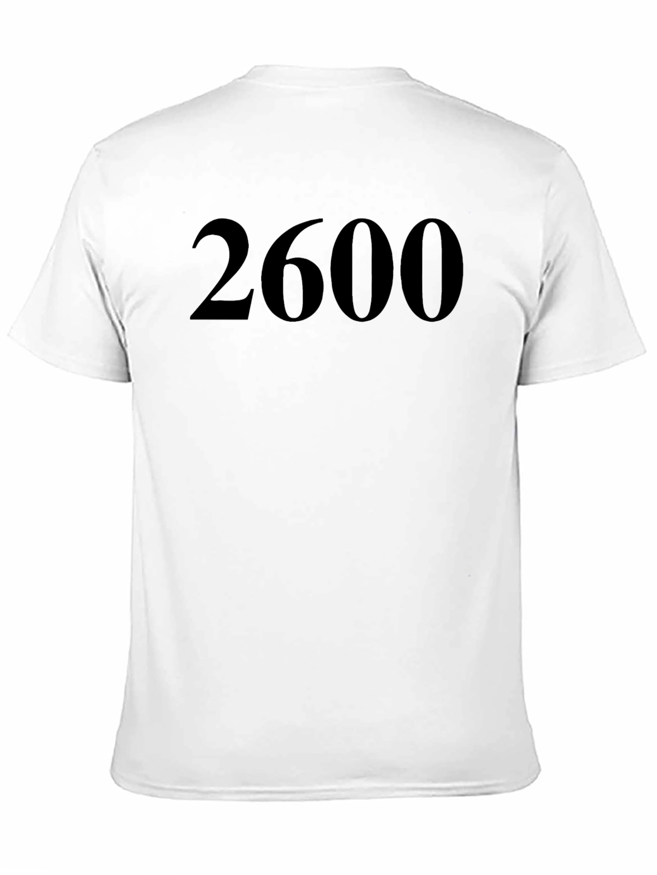2600 Graphic T-Shirt - Black Cotton Tee