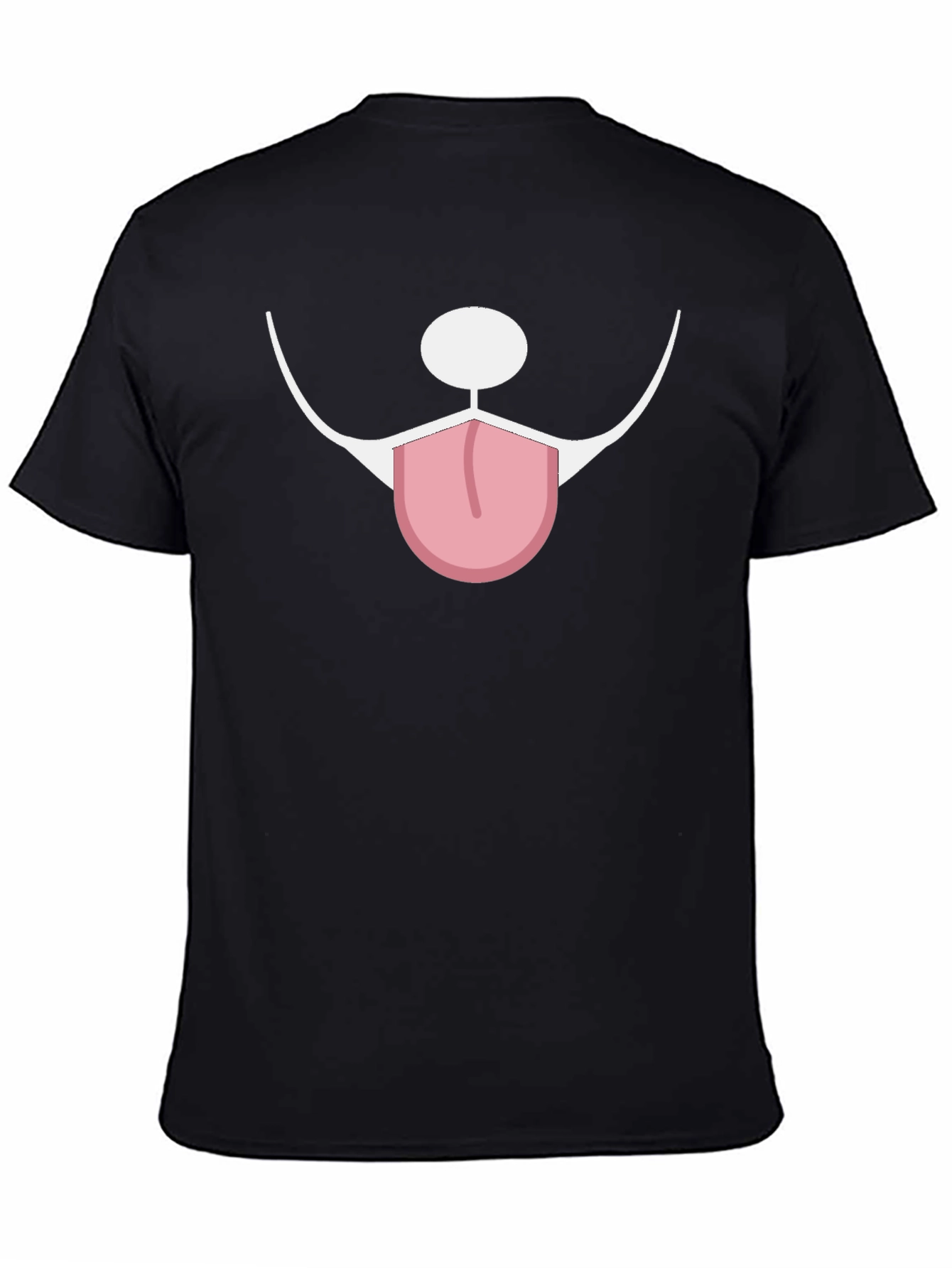 Funny Dog Face Graphic Tee - Unisex Black T-Shirt