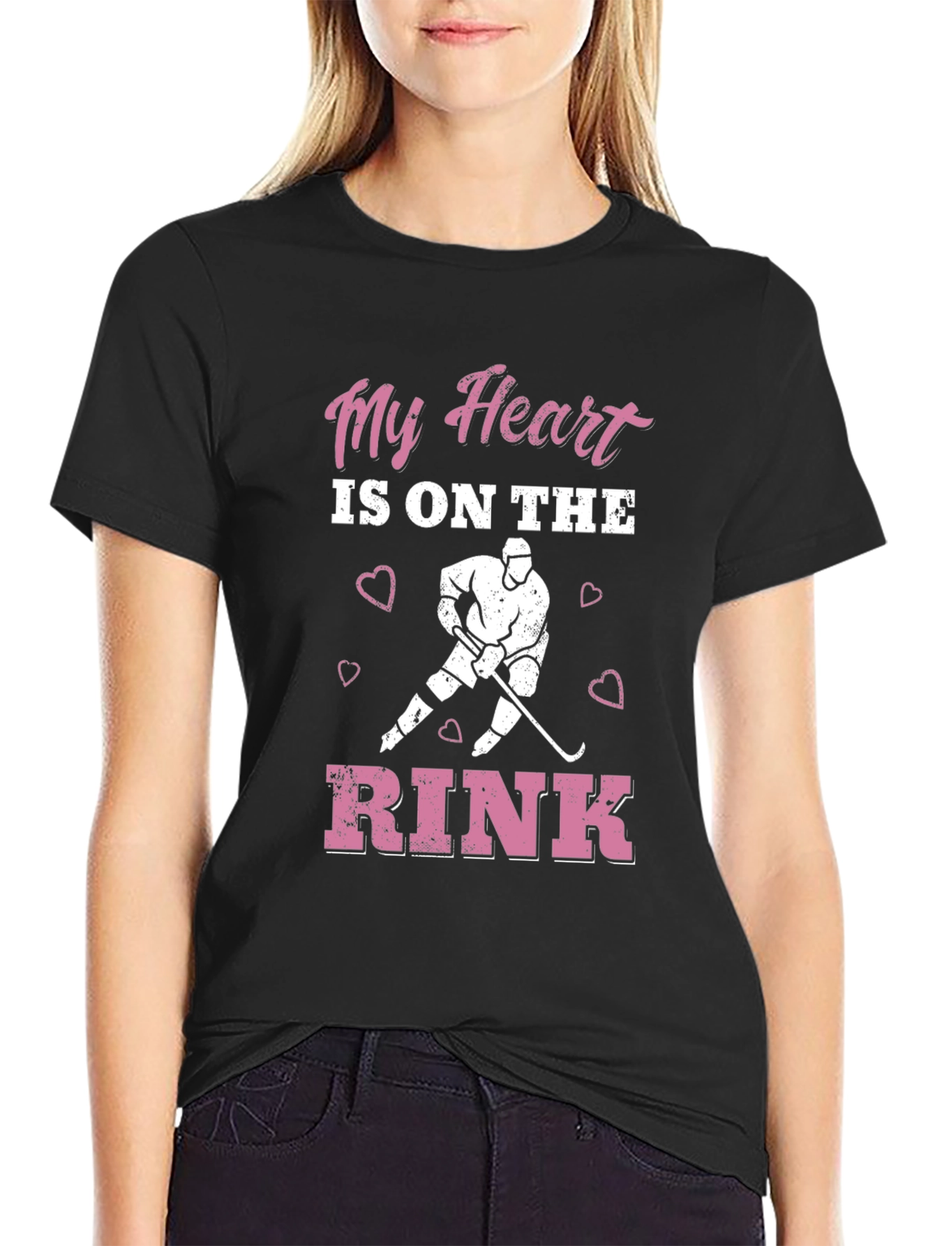 Hockey Heart T-Shirt - Rink Love