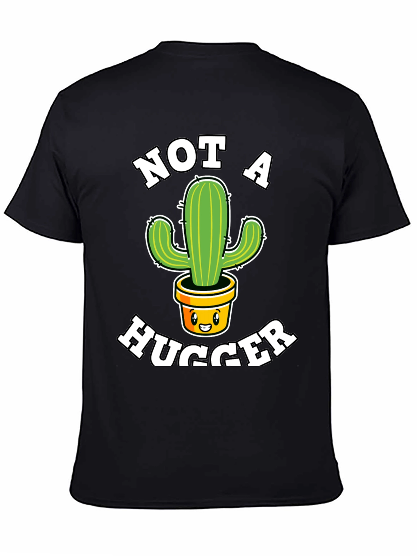 Not A Hugger T-Shirt Cactus Graphic Tee
