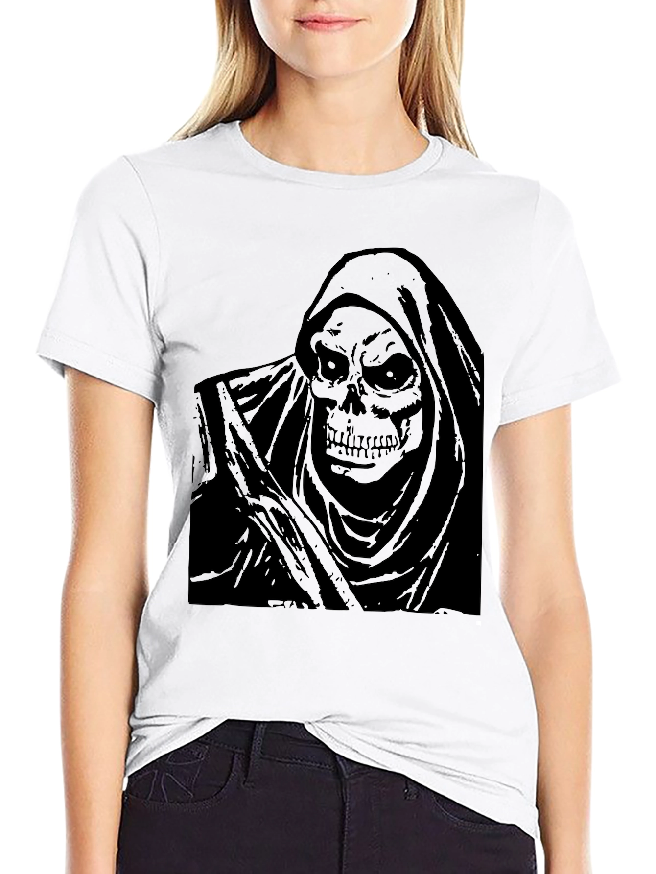 Grim Reaper Graphic T-Shirt - Mens Black Tee