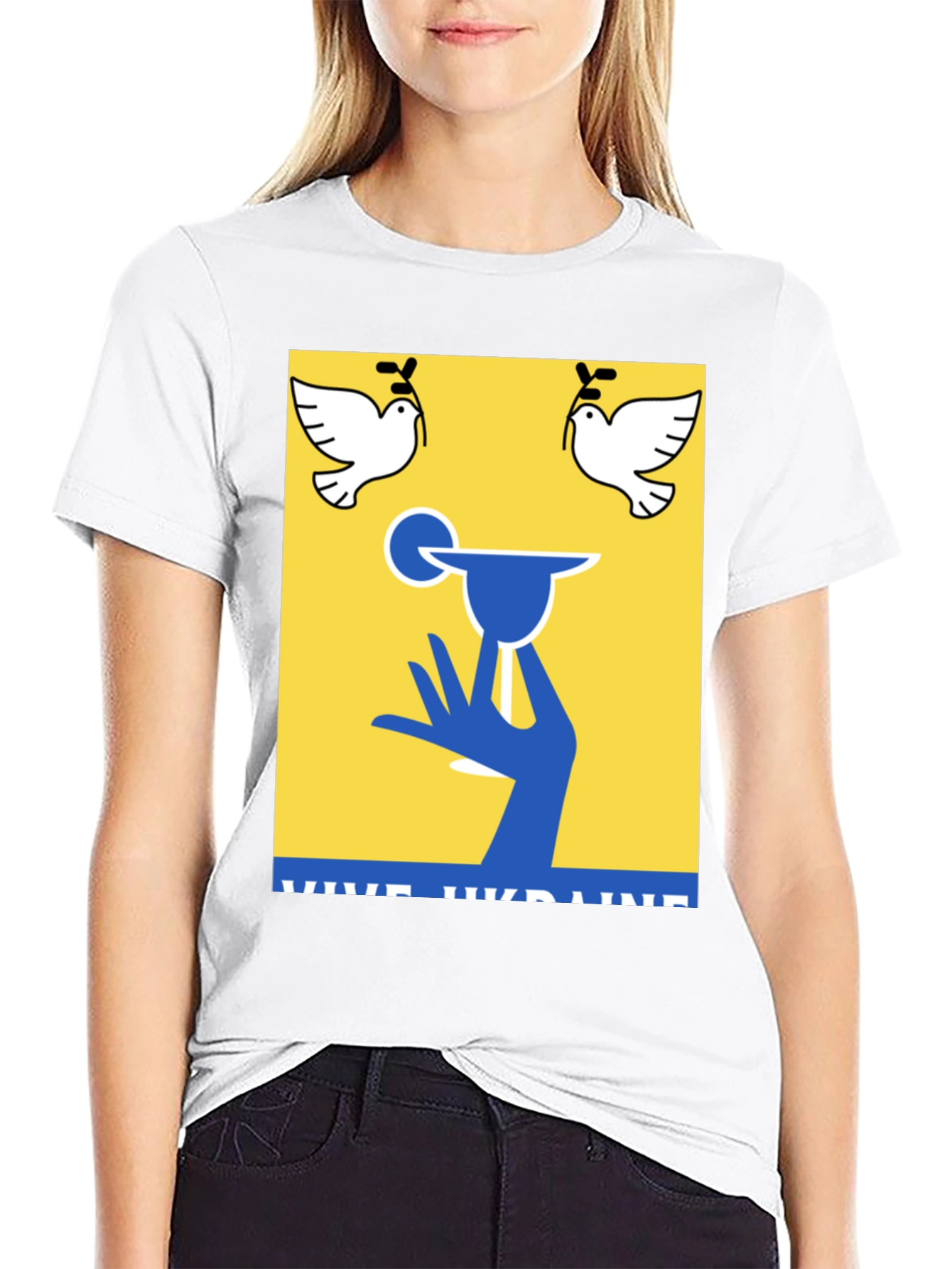 Vive Ukraine Graphic T-Shirt
