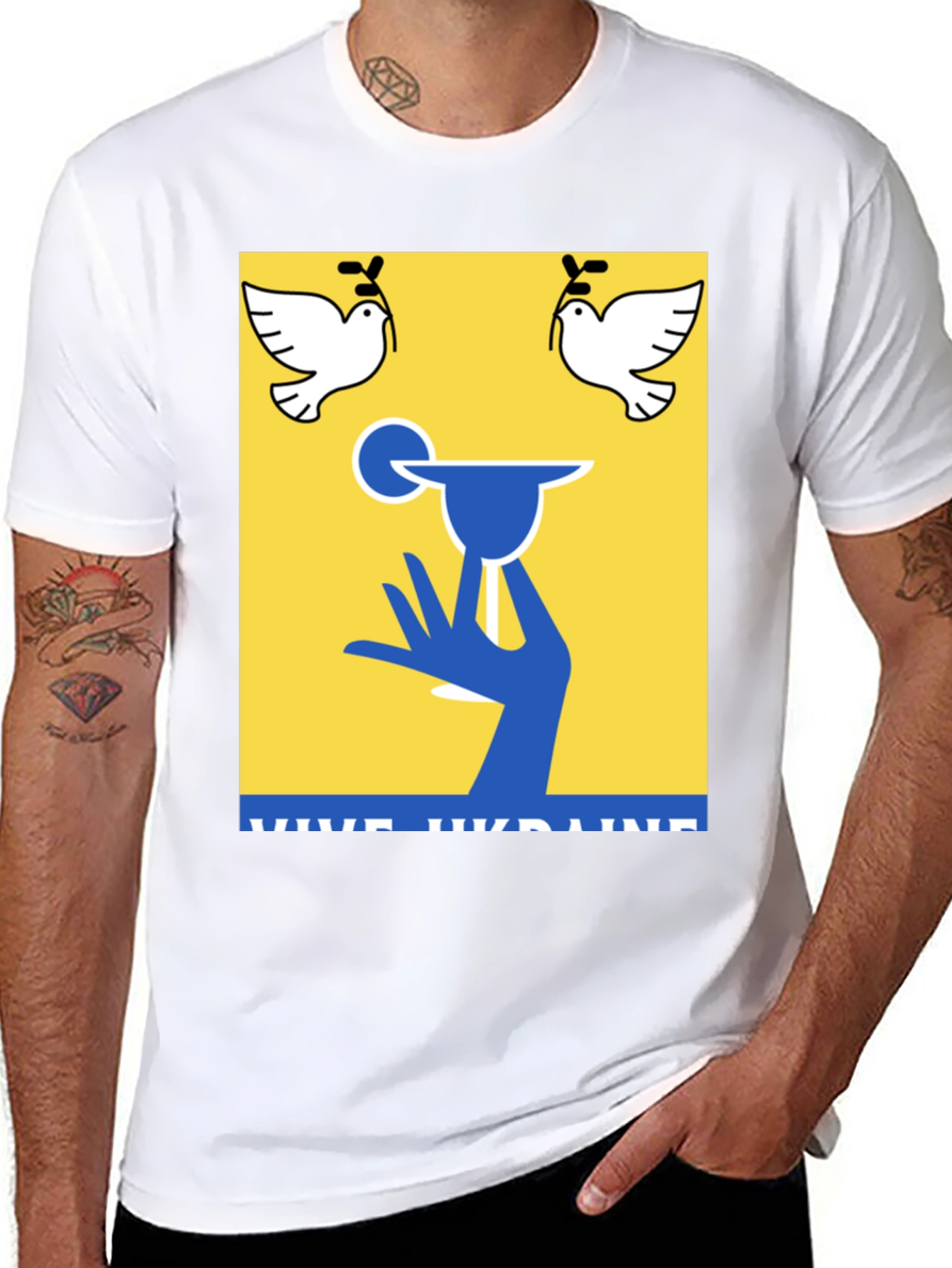 Vive Ukraine Graphic T-Shirt