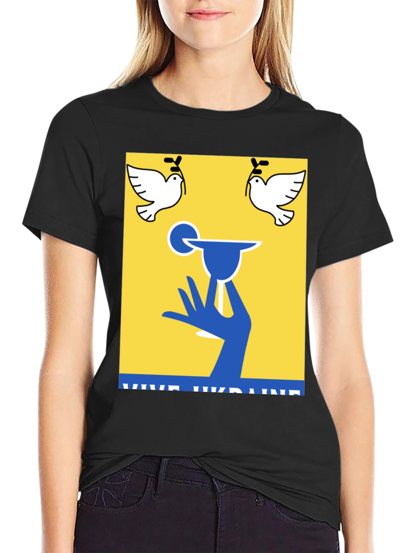 Vive Ukraine Graphic T-Shirt