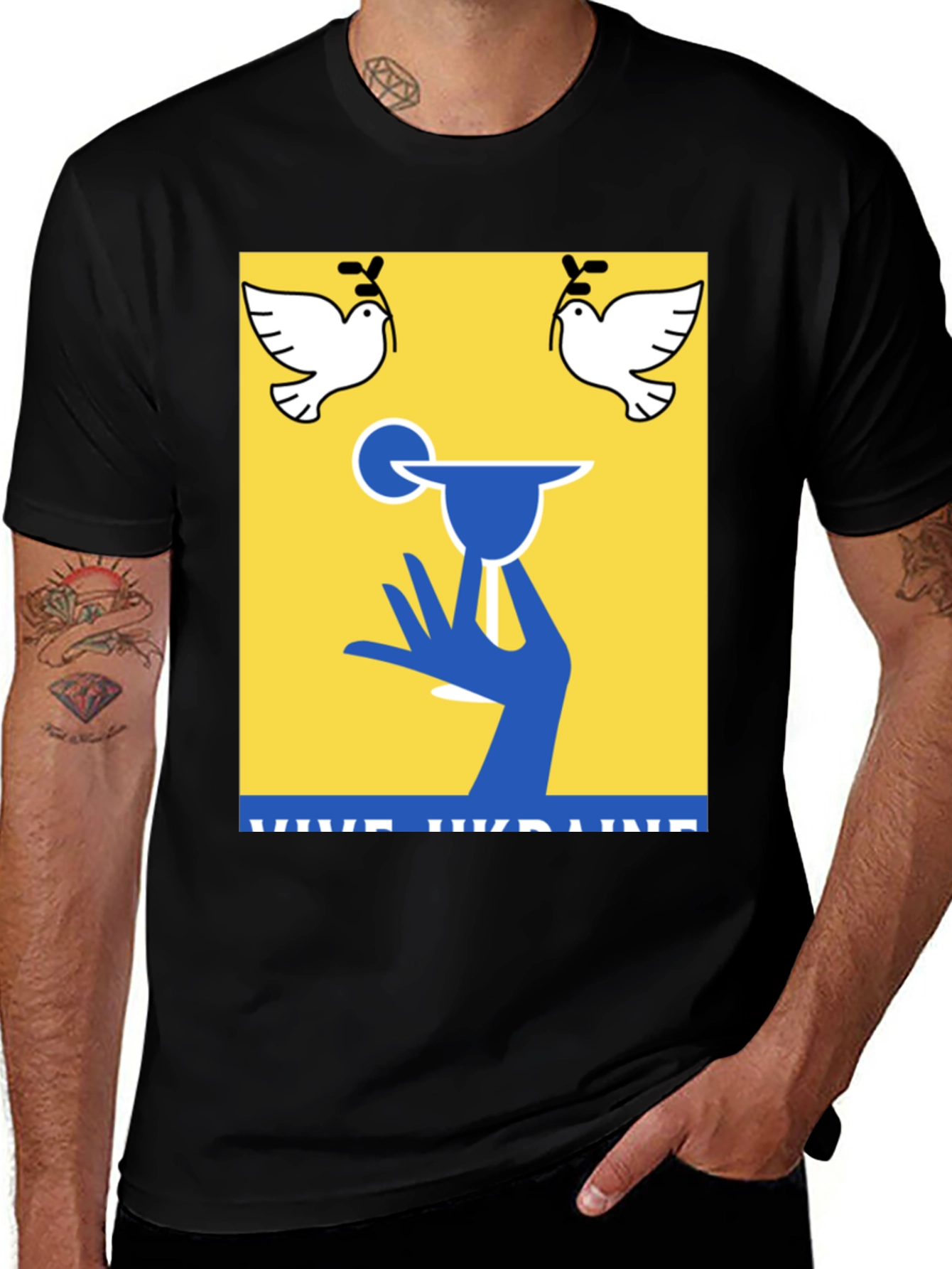 Vive Ukraine Graphic T-Shirt