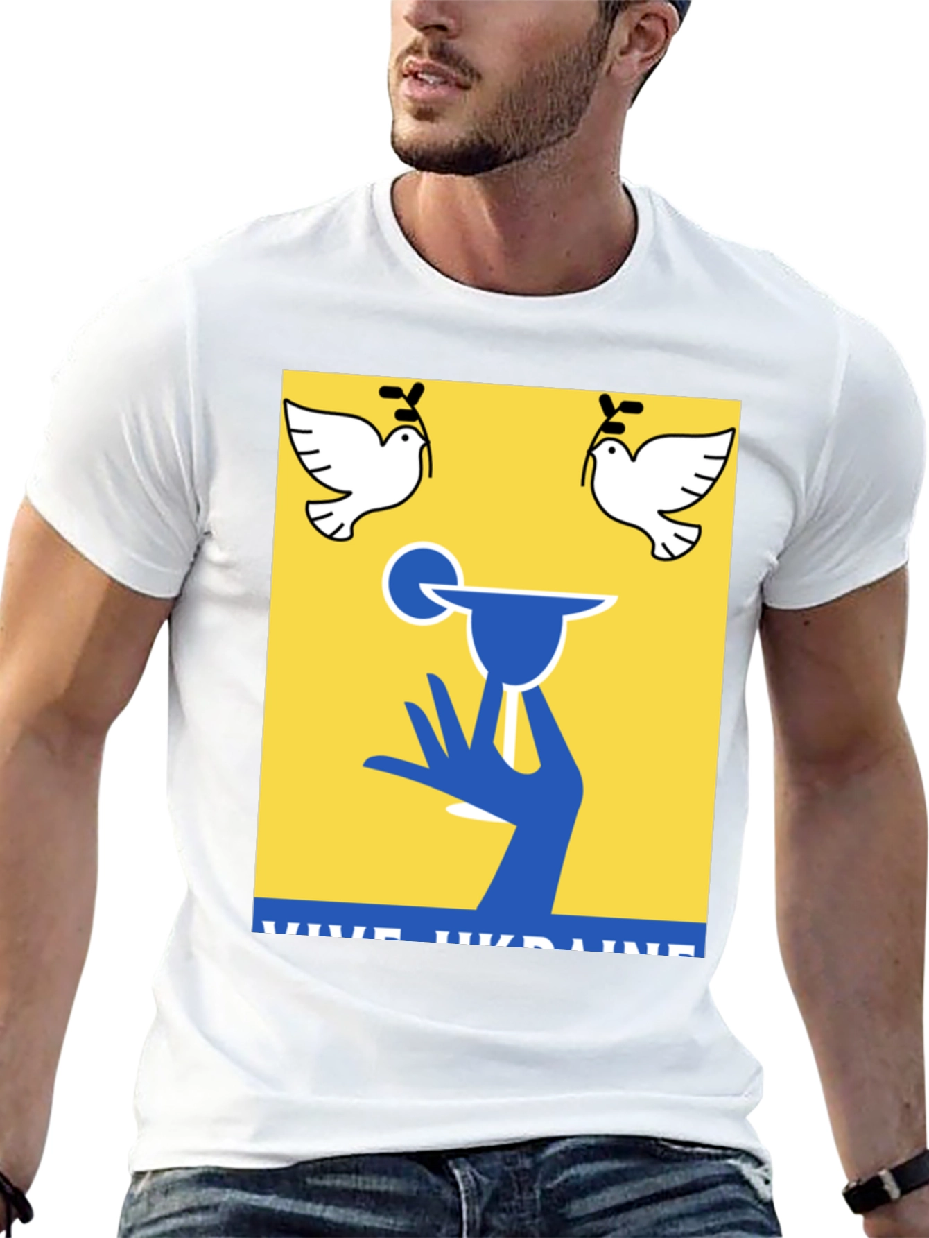 Vive Ukraine Graphic T-Shirt