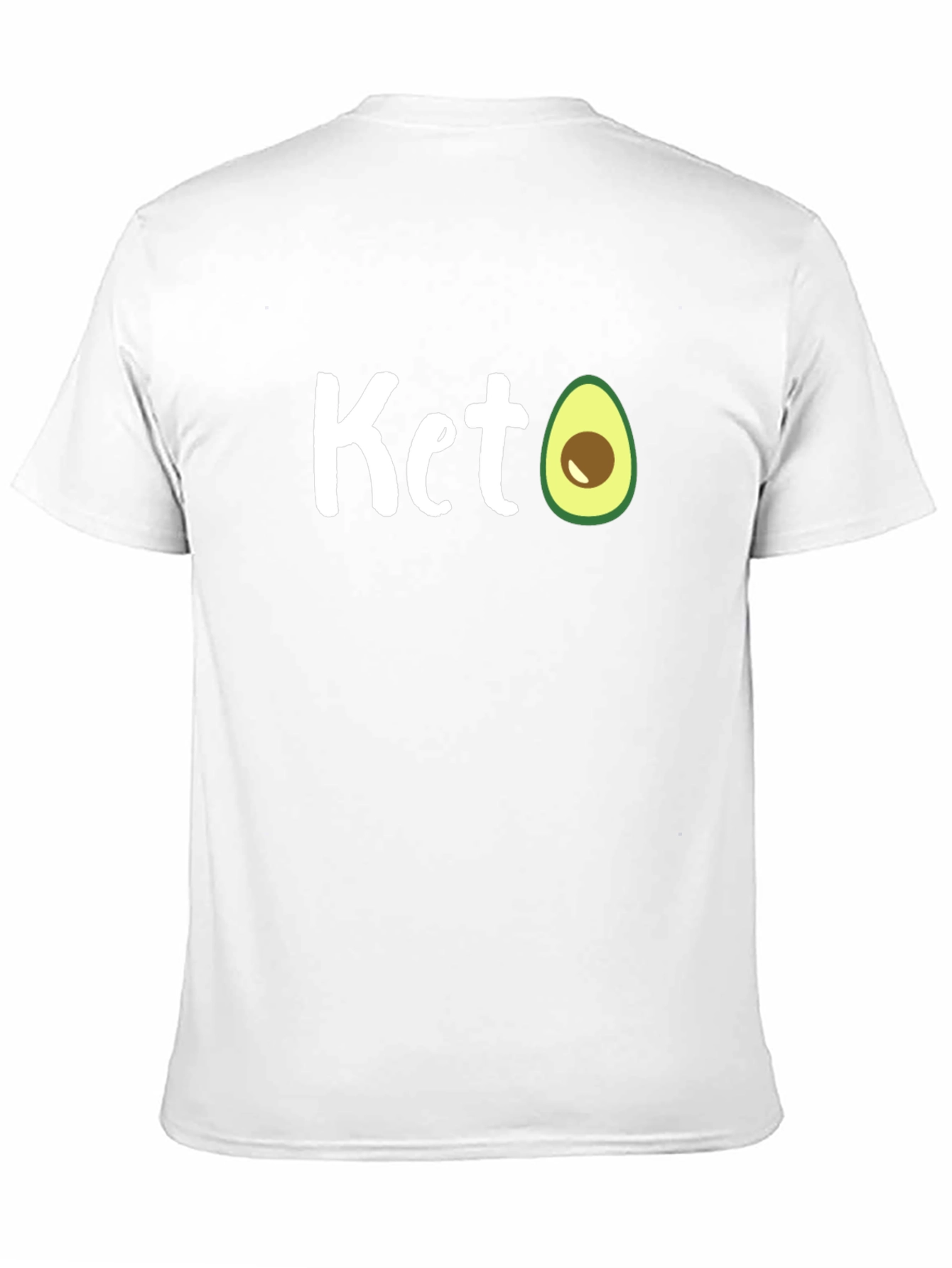 Keto Avocado T-Shirt - Black Cotton Tee