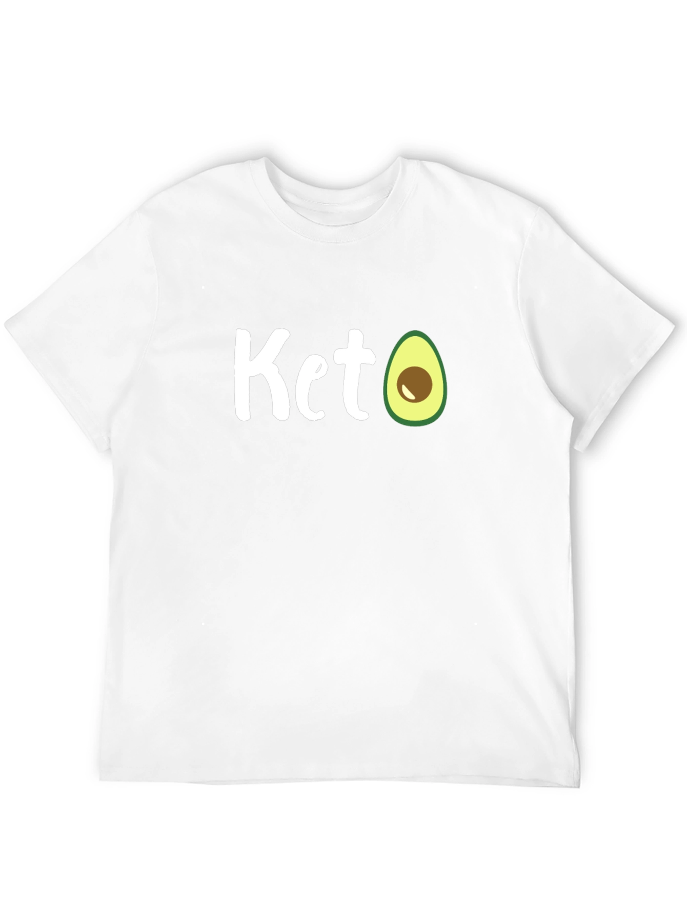 Keto Avocado T-Shirt - Black Cotton Tee
