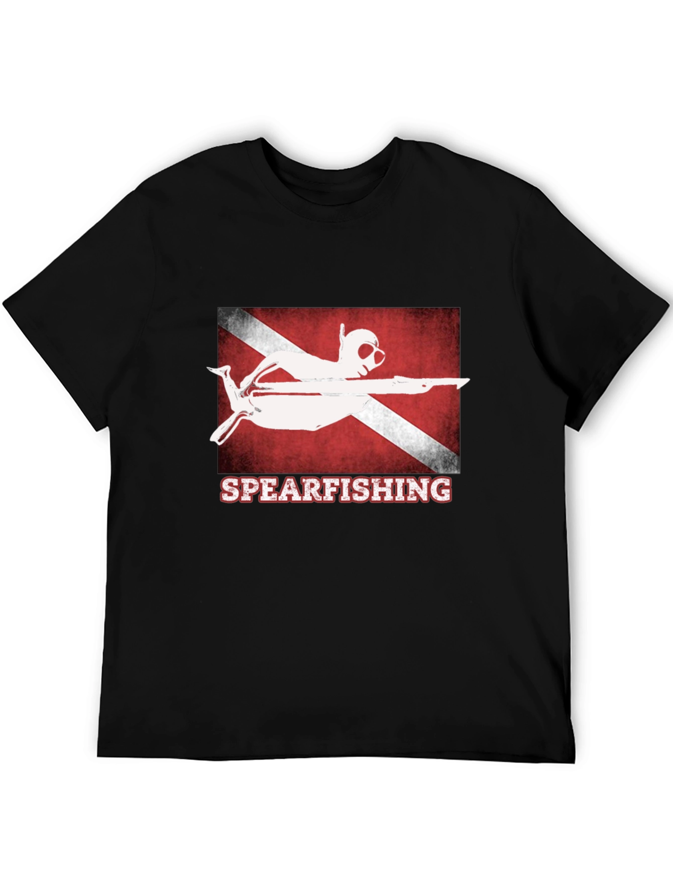 Spearfishing T-Shirt - Diver Flag Design