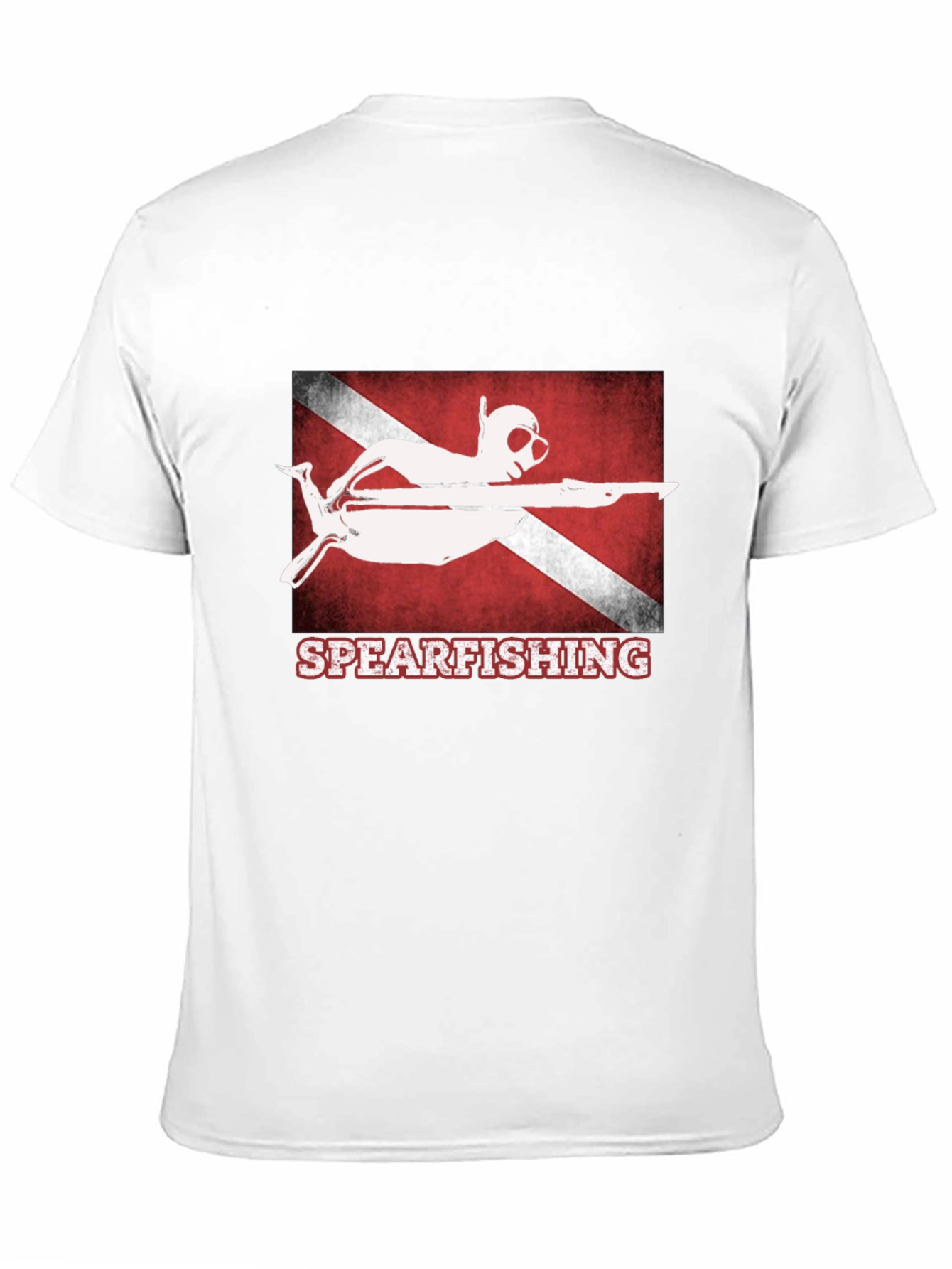 Spearfishing T-Shirt - Diver Flag Design