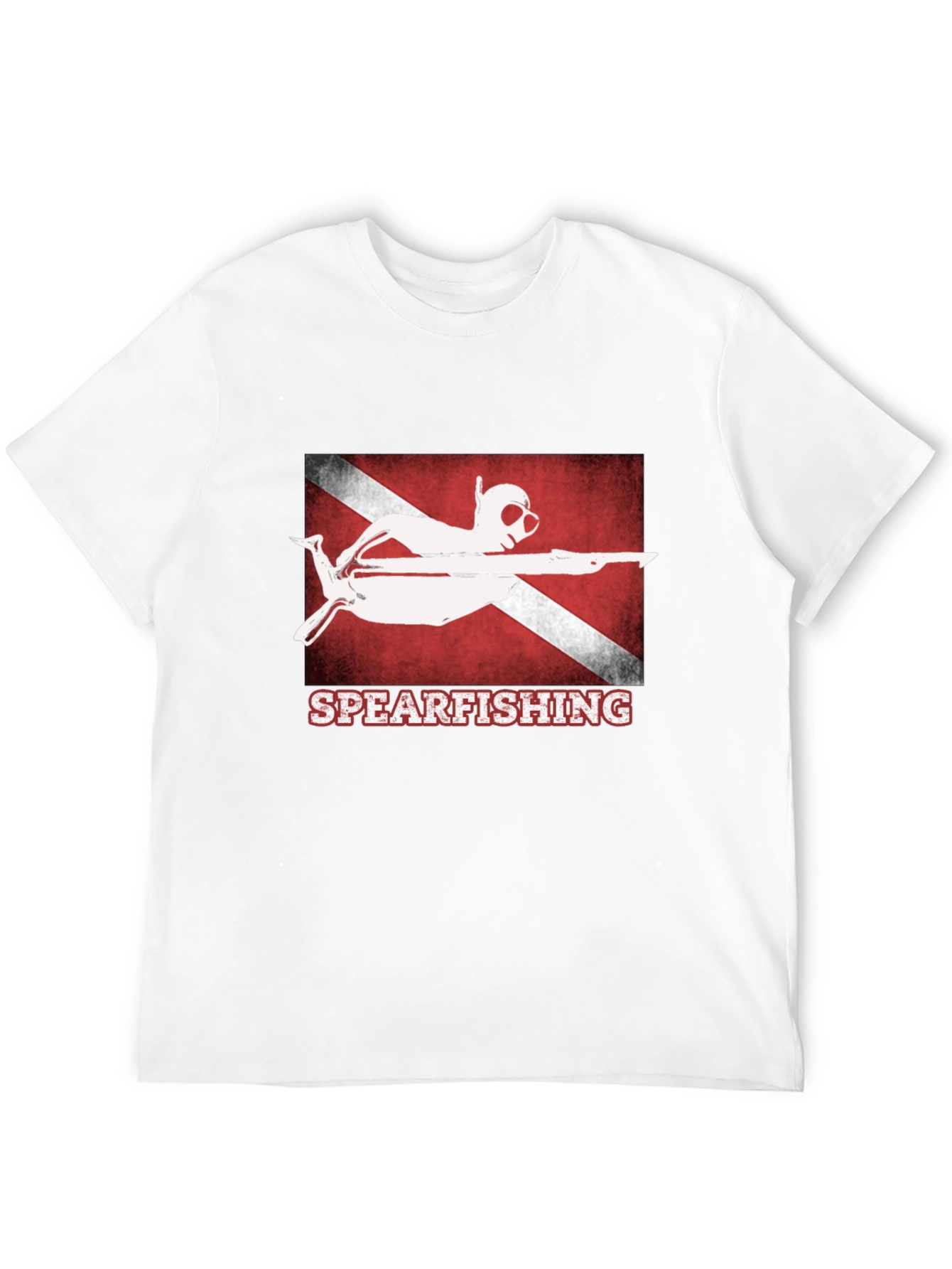 Spearfishing T-Shirt - Diver Flag Design