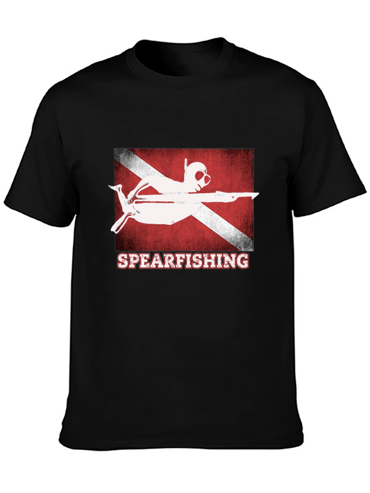 Spearfishing T-Shirt - Diver Flag Design