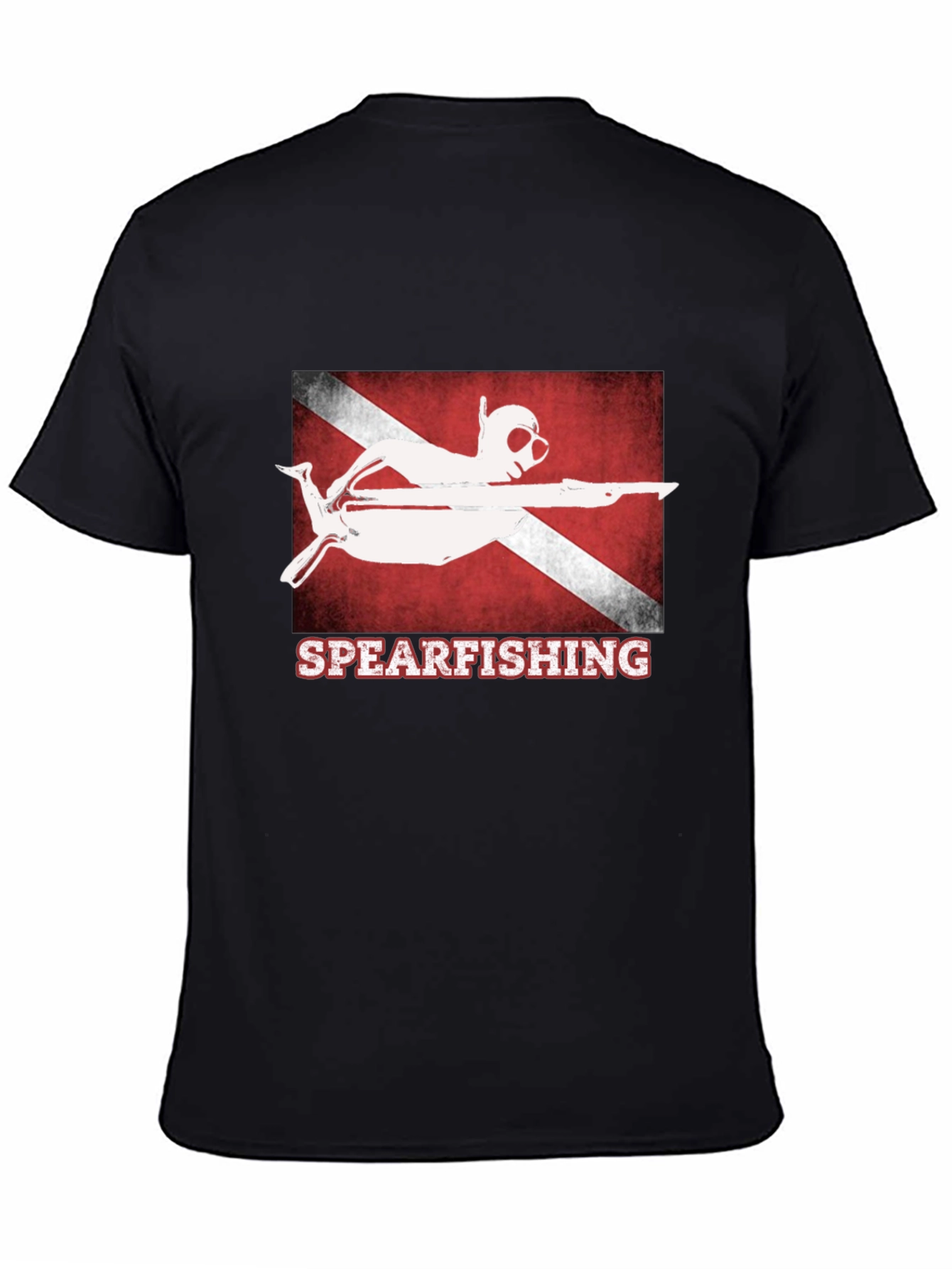 Spearfishing T-Shirt - Diver Flag Design