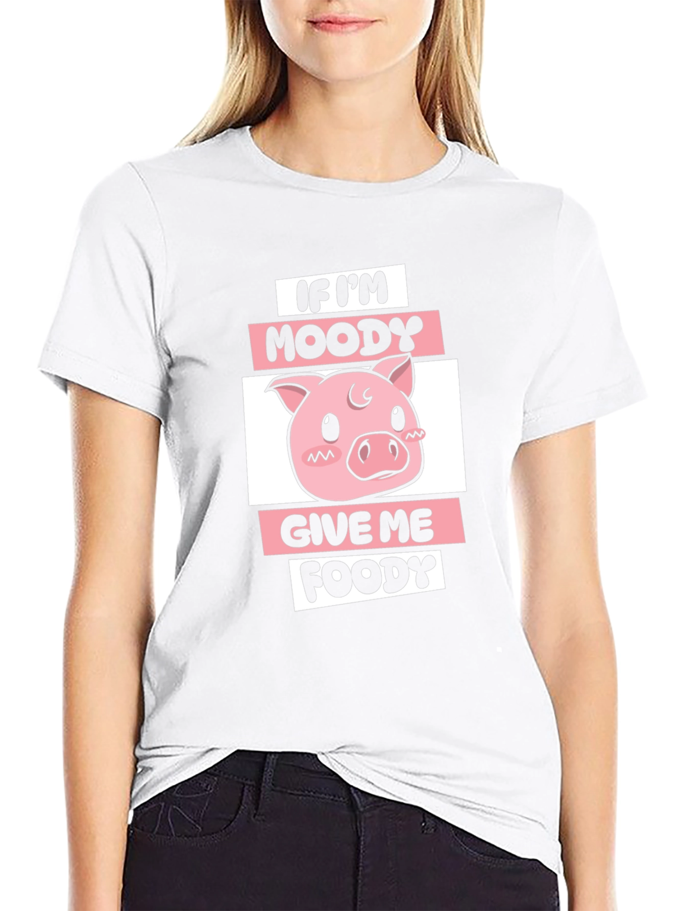 Moody Piggy T-Shirt - Give Me Foody!