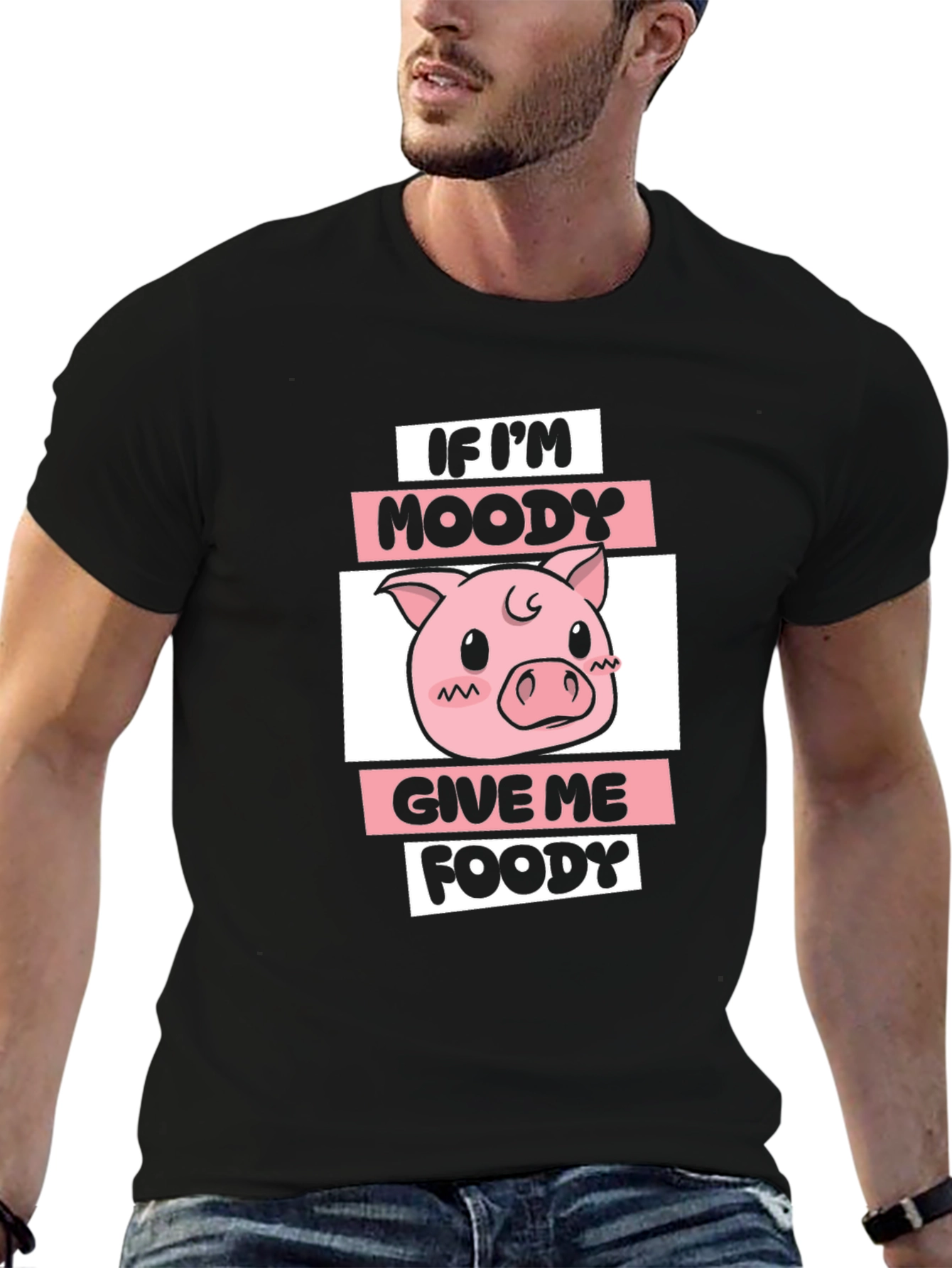 Moody Piggy T-Shirt - Give Me Foody!