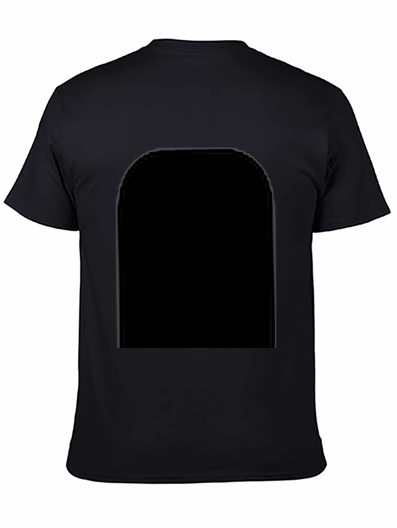 Mens Classic Black Short-Sleeve T-Shirt