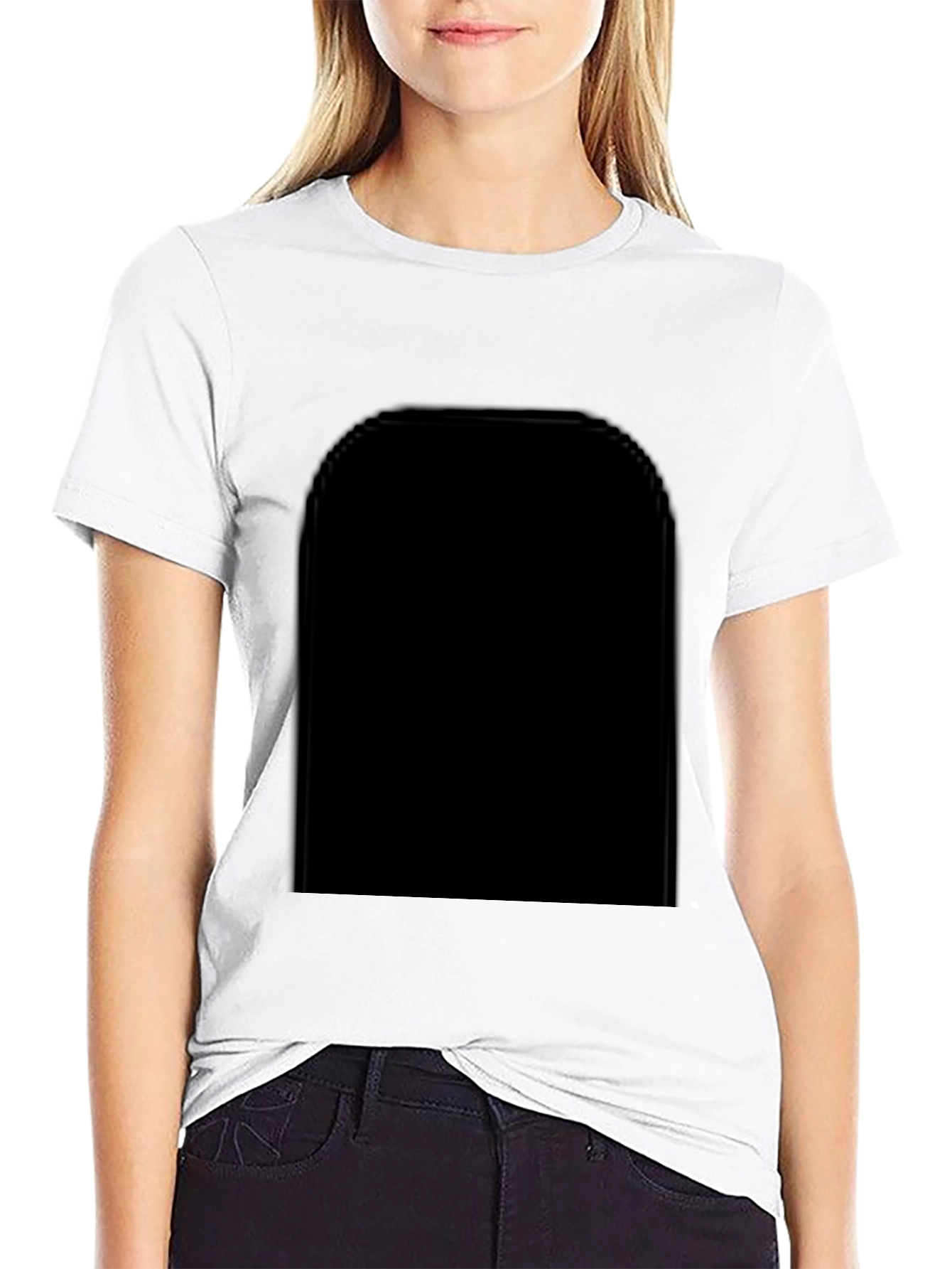 Mens Classic Black Short-Sleeve T-Shirt