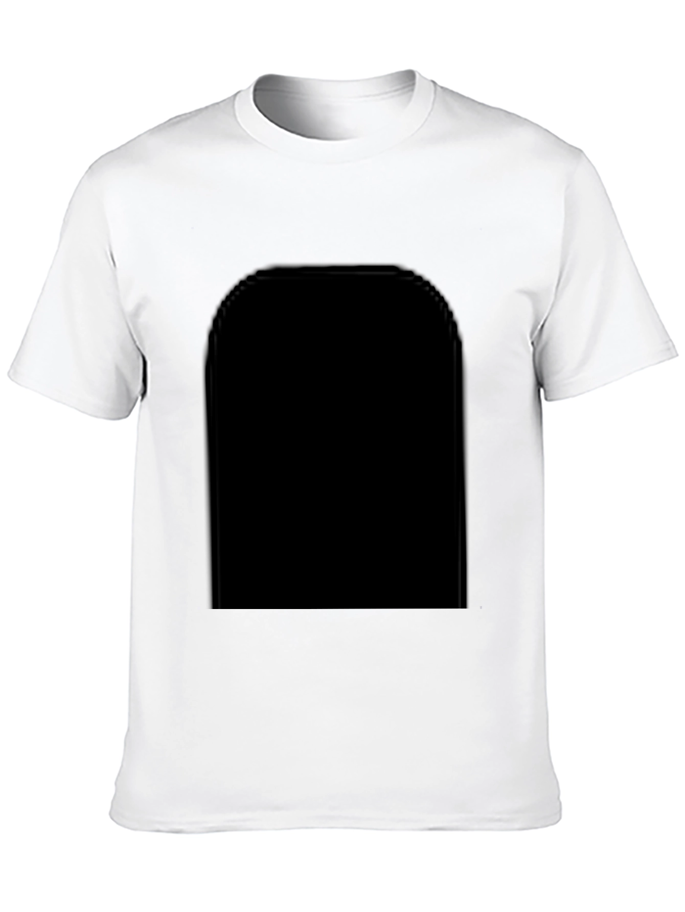 Mens Classic Black Short-Sleeve T-Shirt