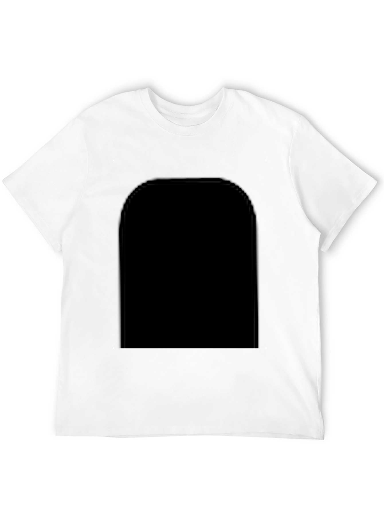 Mens Classic Black Short-Sleeve T-Shirt