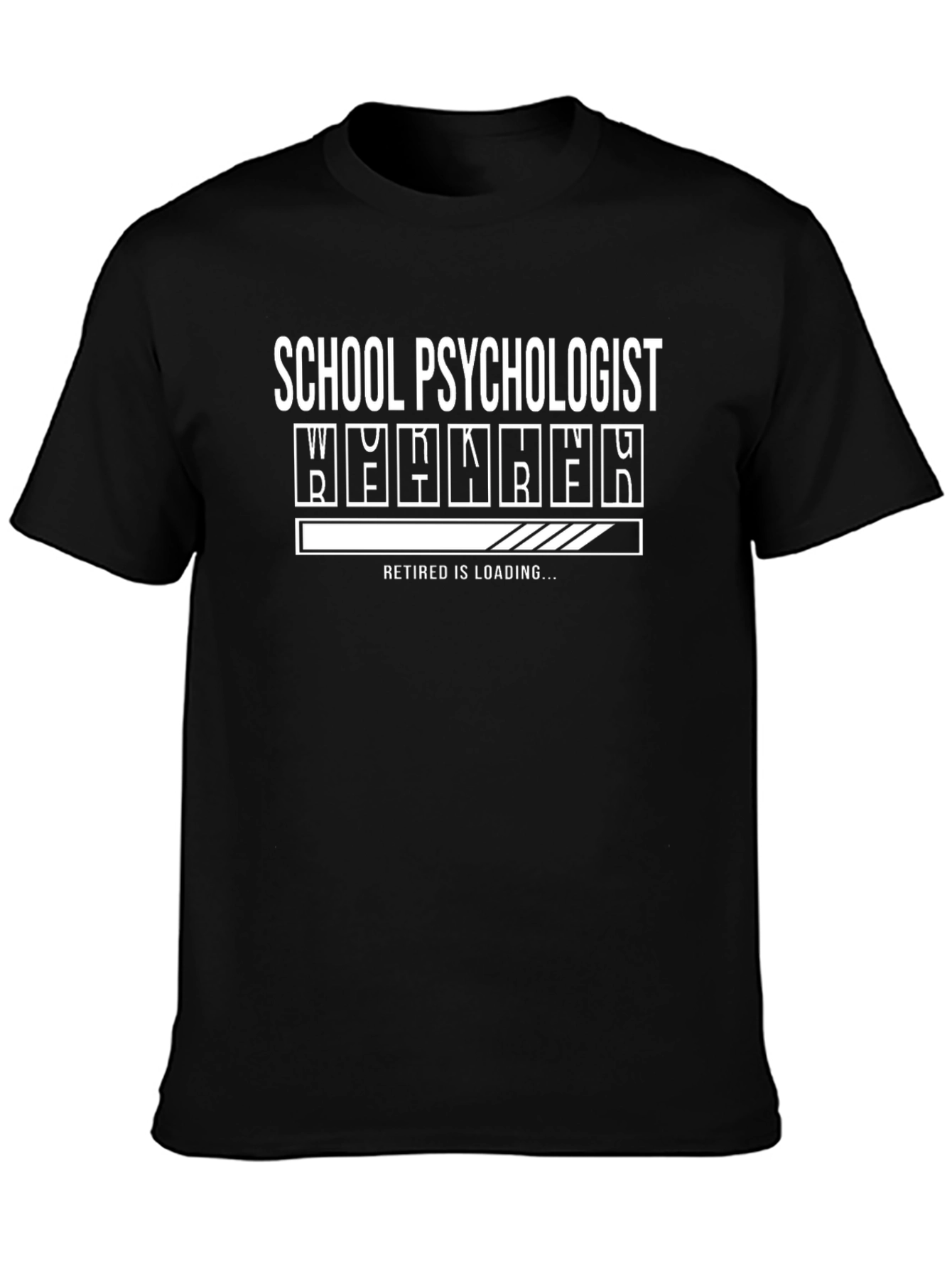 School Psychologist Retirement Loading T-Shirt