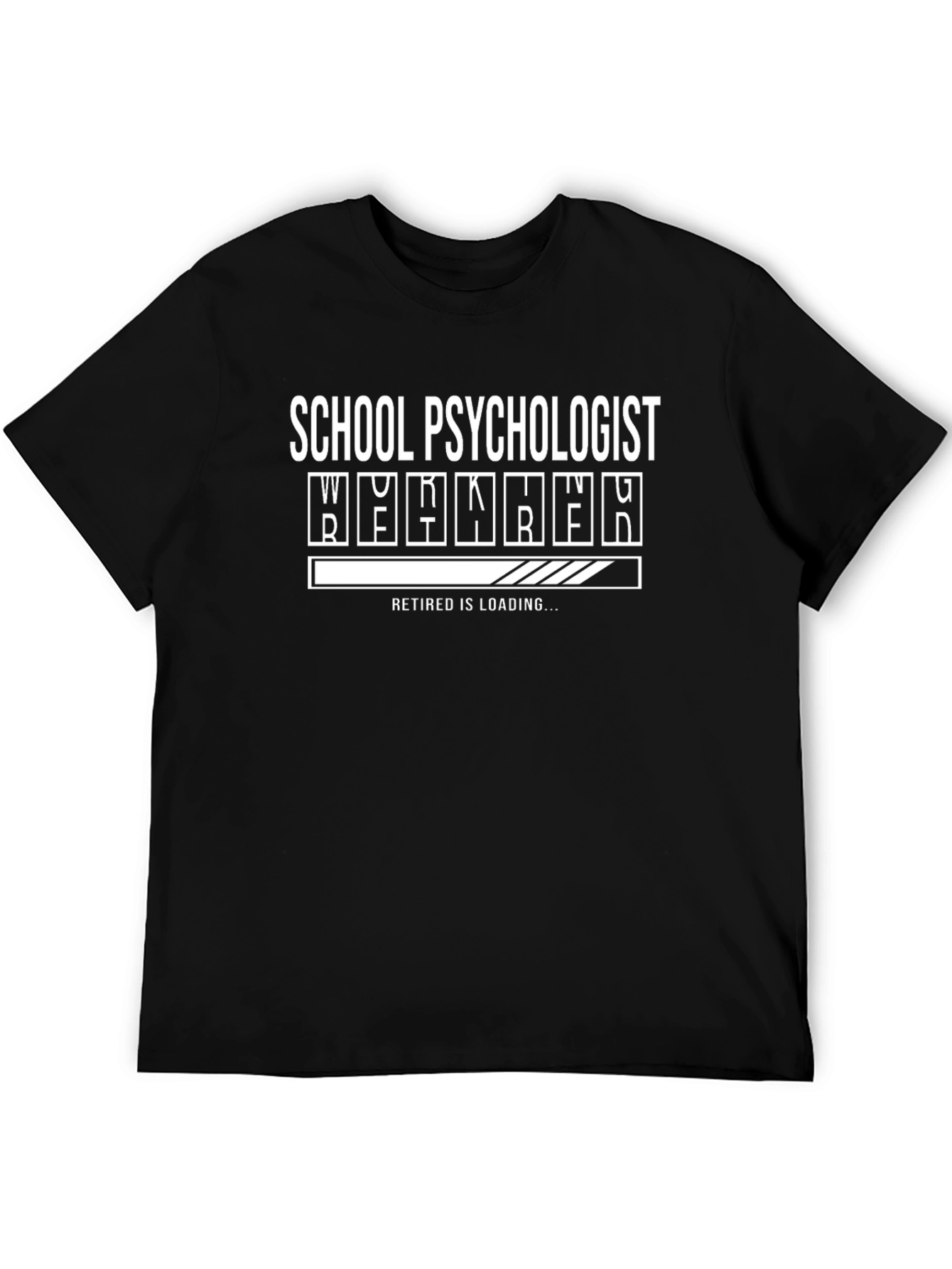 School Psychologist Retirement Loading T-Shirt