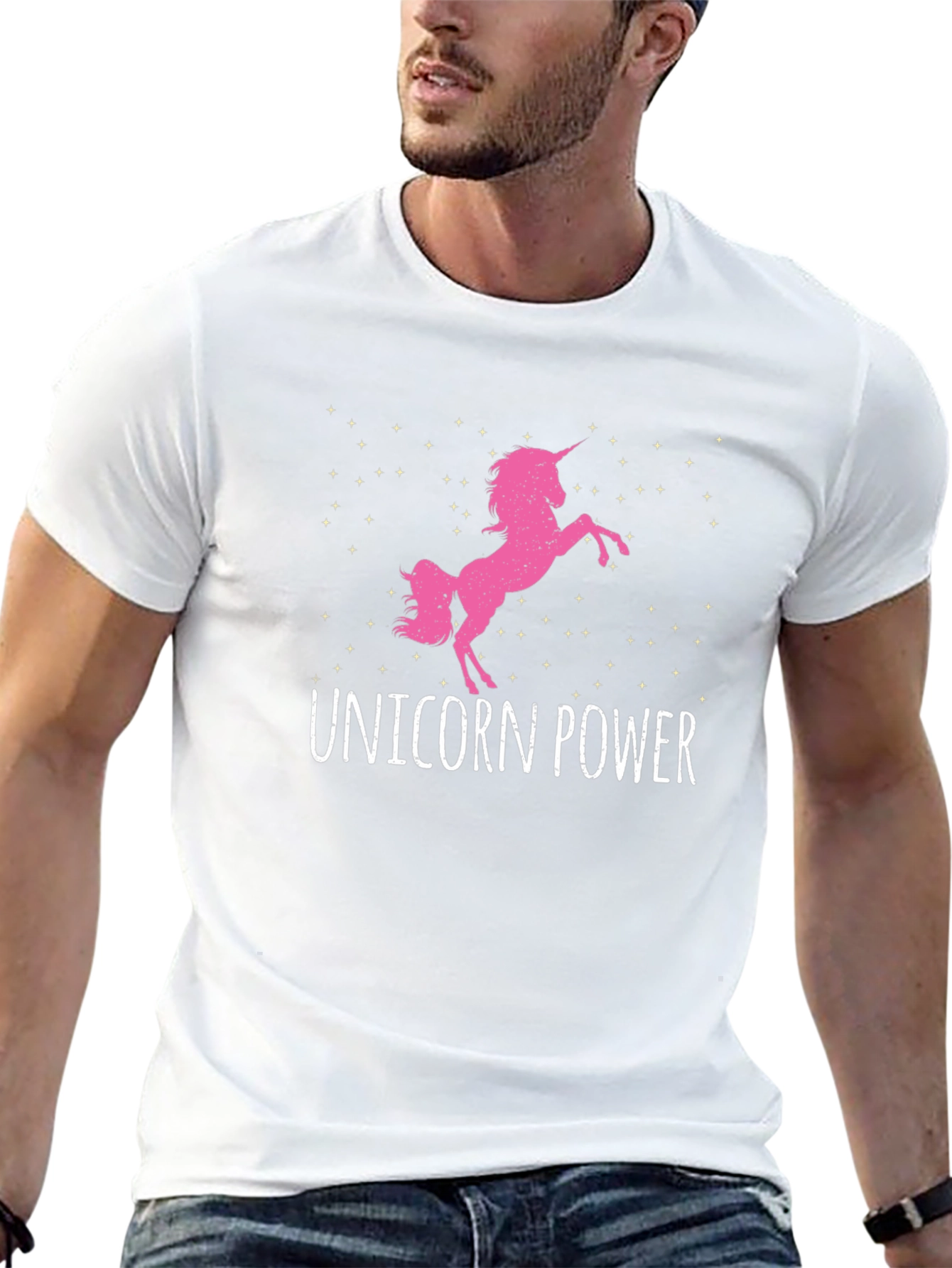 Unicorn Power Black T-Shirt