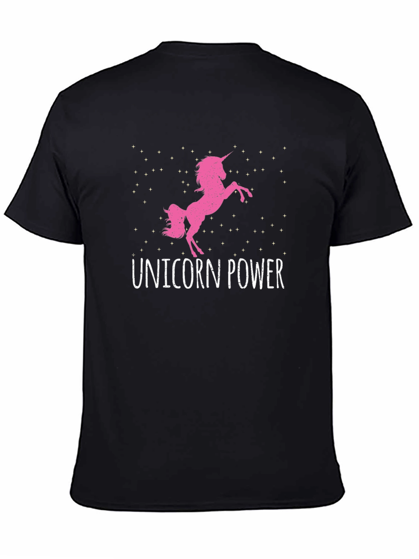 Unicorn Power Black T-Shirt