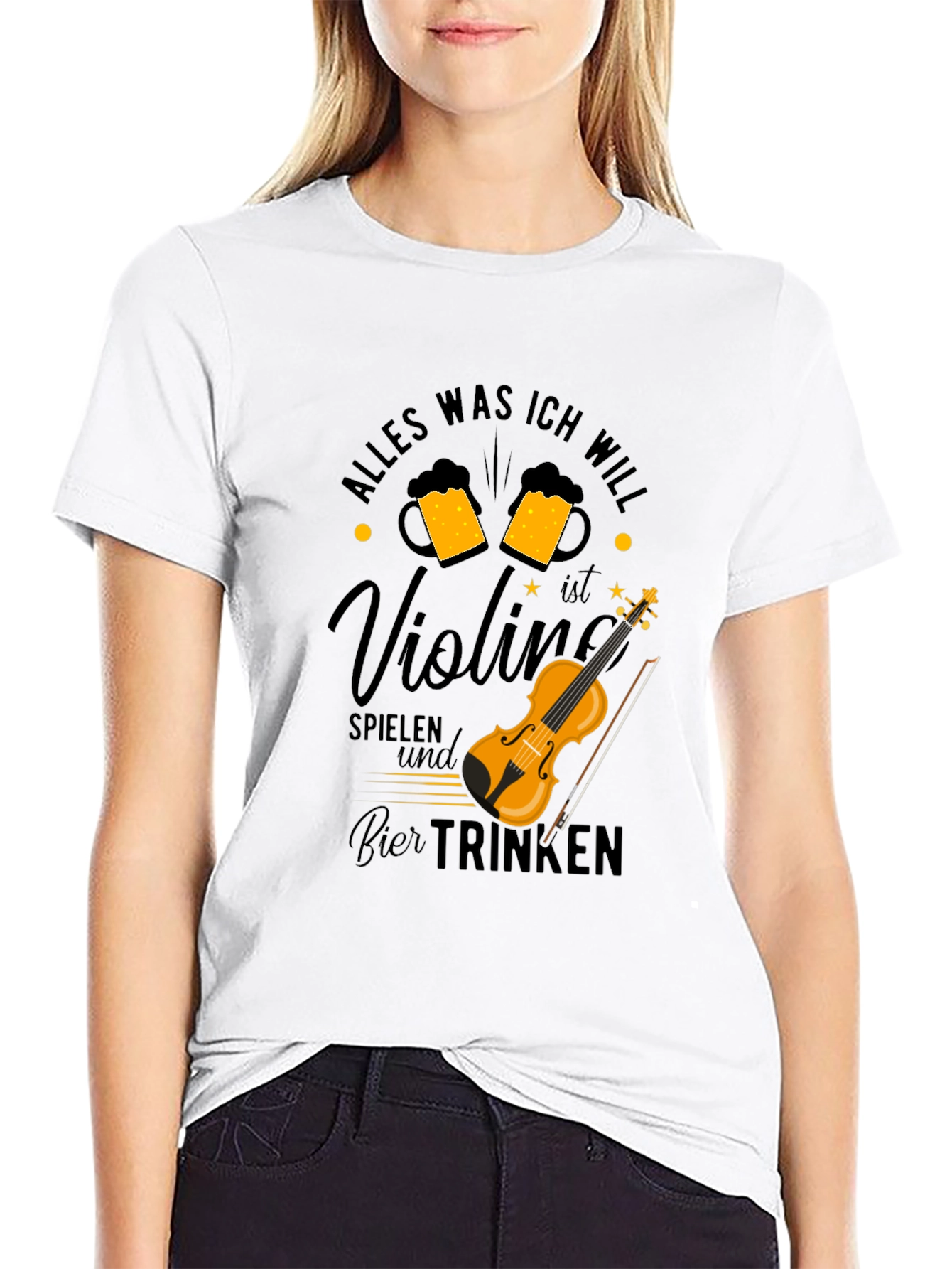 Violin and Beer T-Shirt
