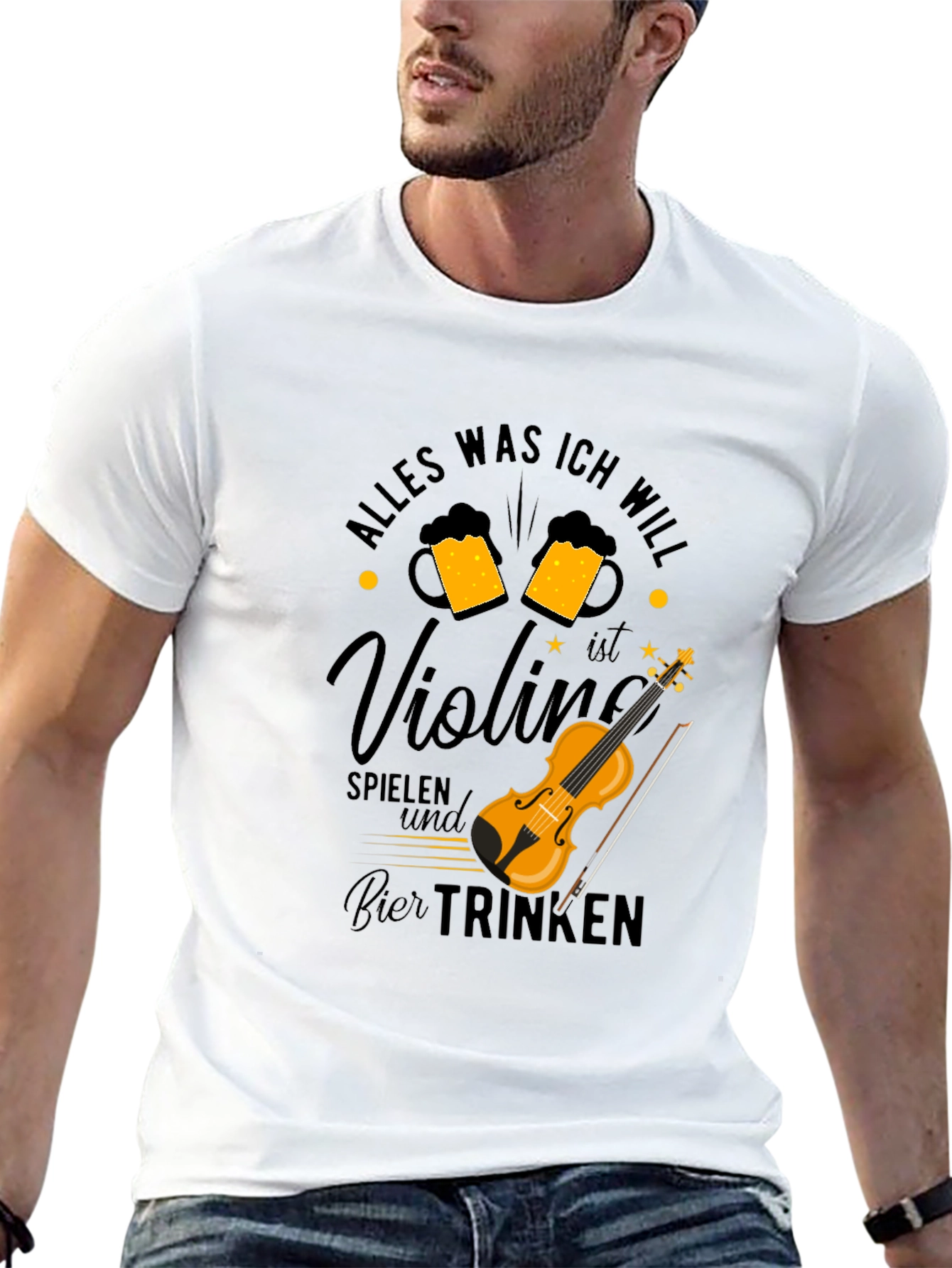 Violin and Beer T-Shirt