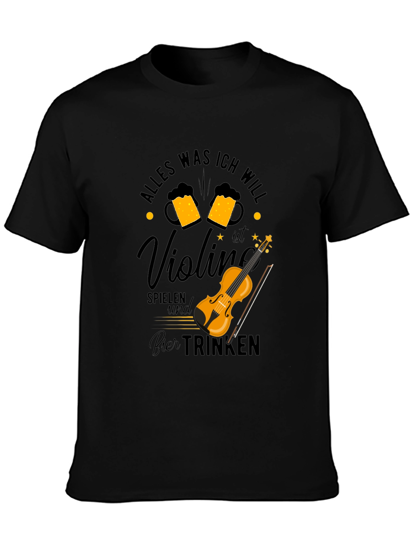 Violin and Beer T-Shirt