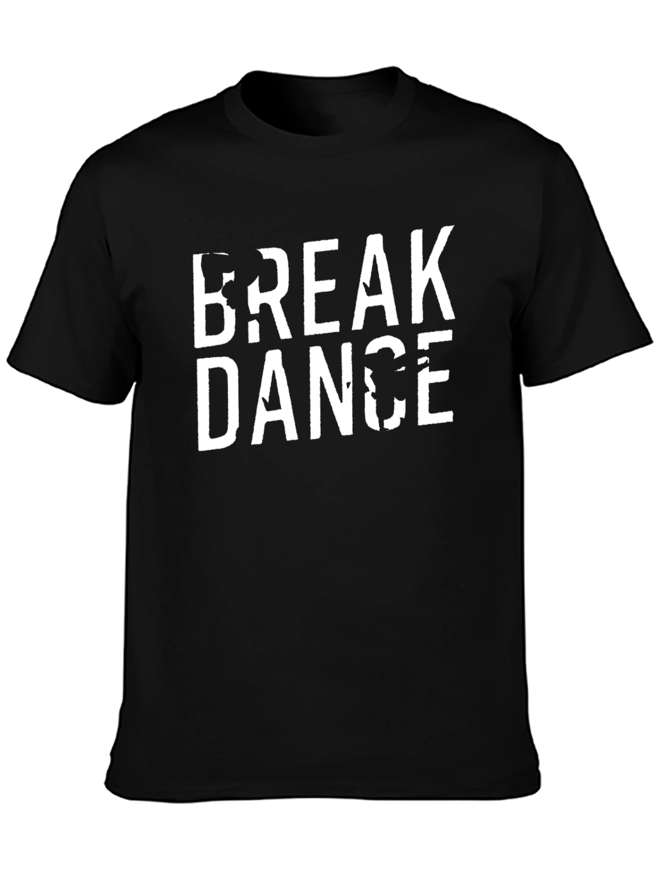 Break Dance Black T-Shirt Graphic Tee