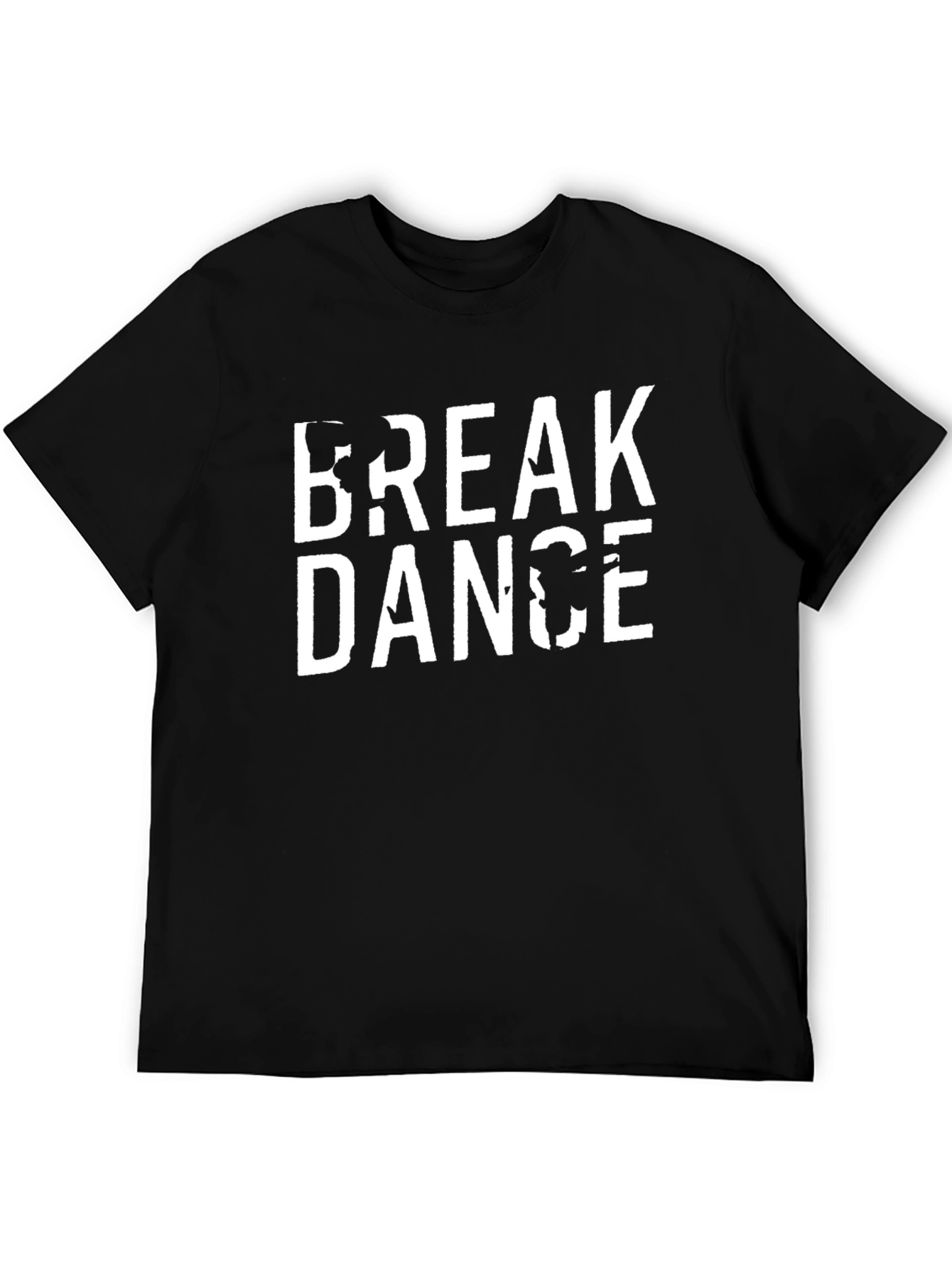 Break Dance Black T-Shirt Graphic Tee