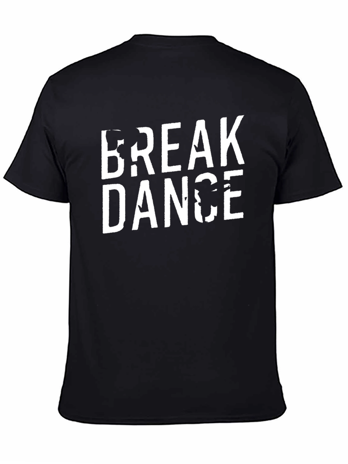 Break Dance Black T-Shirt Graphic Tee