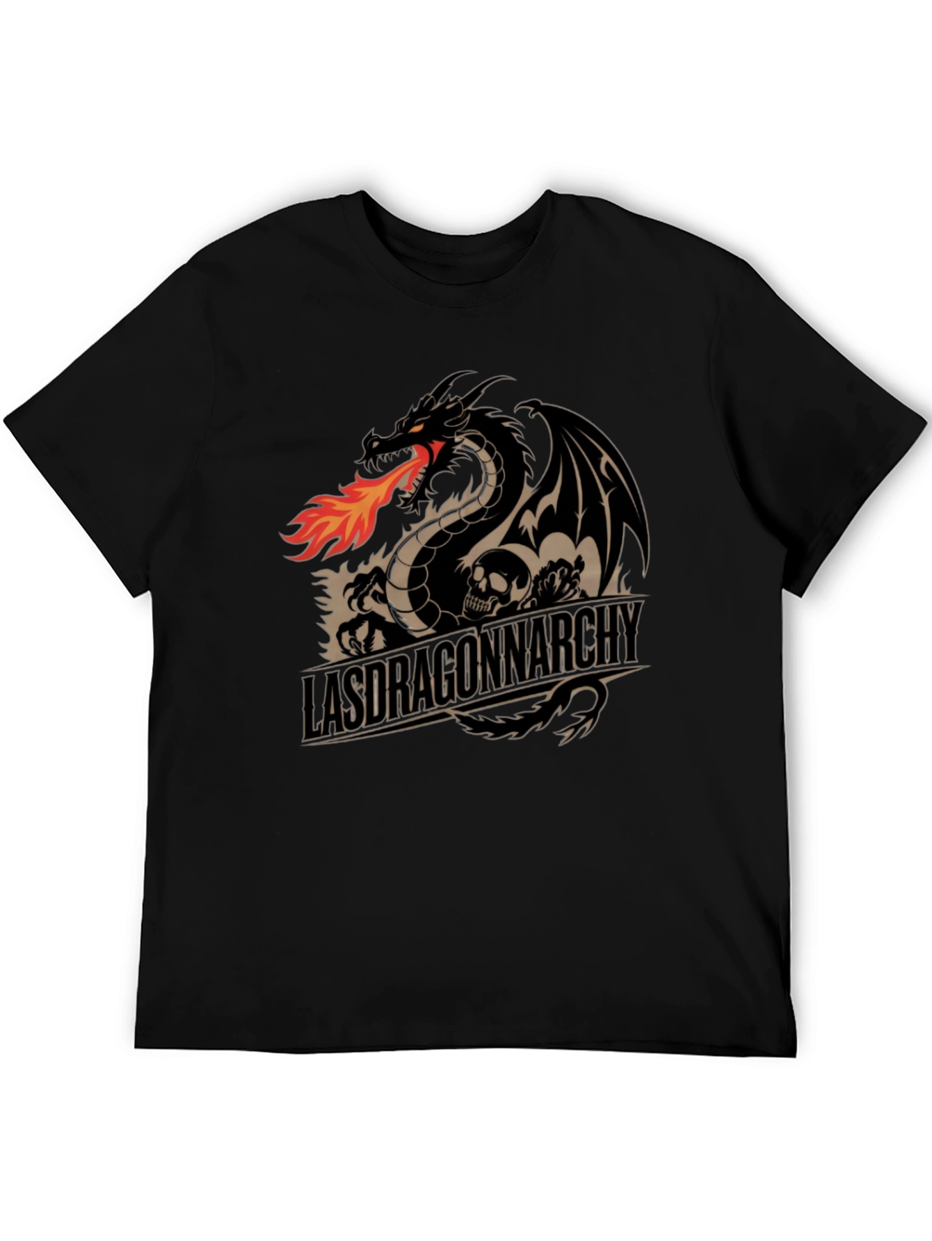 Dragon Anarchy Black Graphic Tee